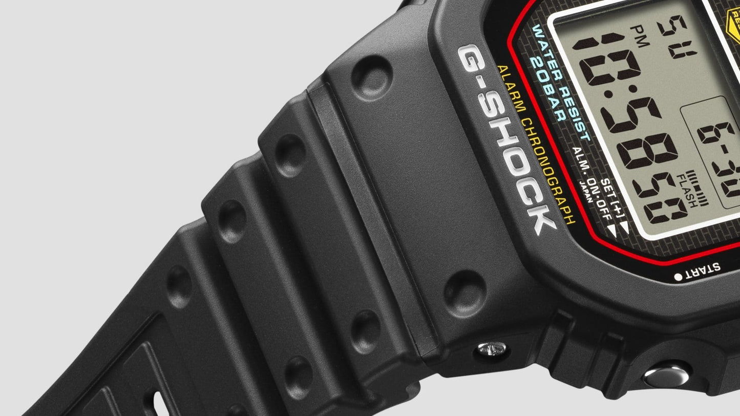 Casio Digital DW5000R-1A Watch 42.3mm - Black