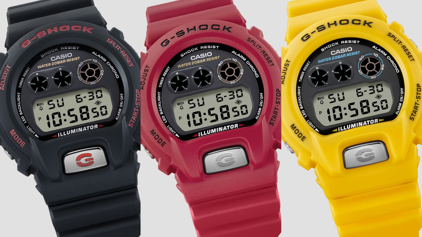 Casio Digital DW-6900TR-4 Watch 45.4mm - Red