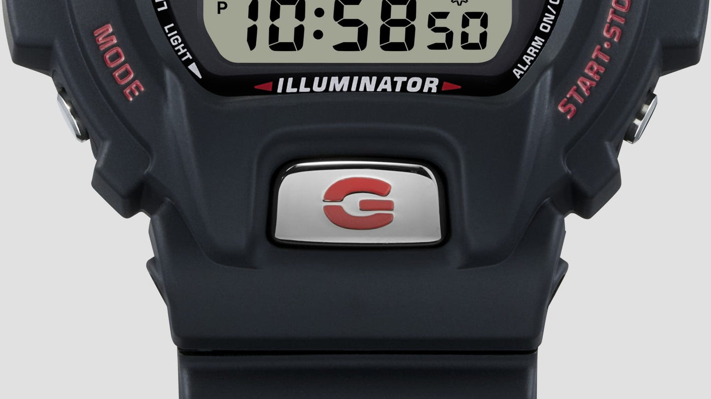 Casio Digital DW6900TR-1 Watch 50mm - Black