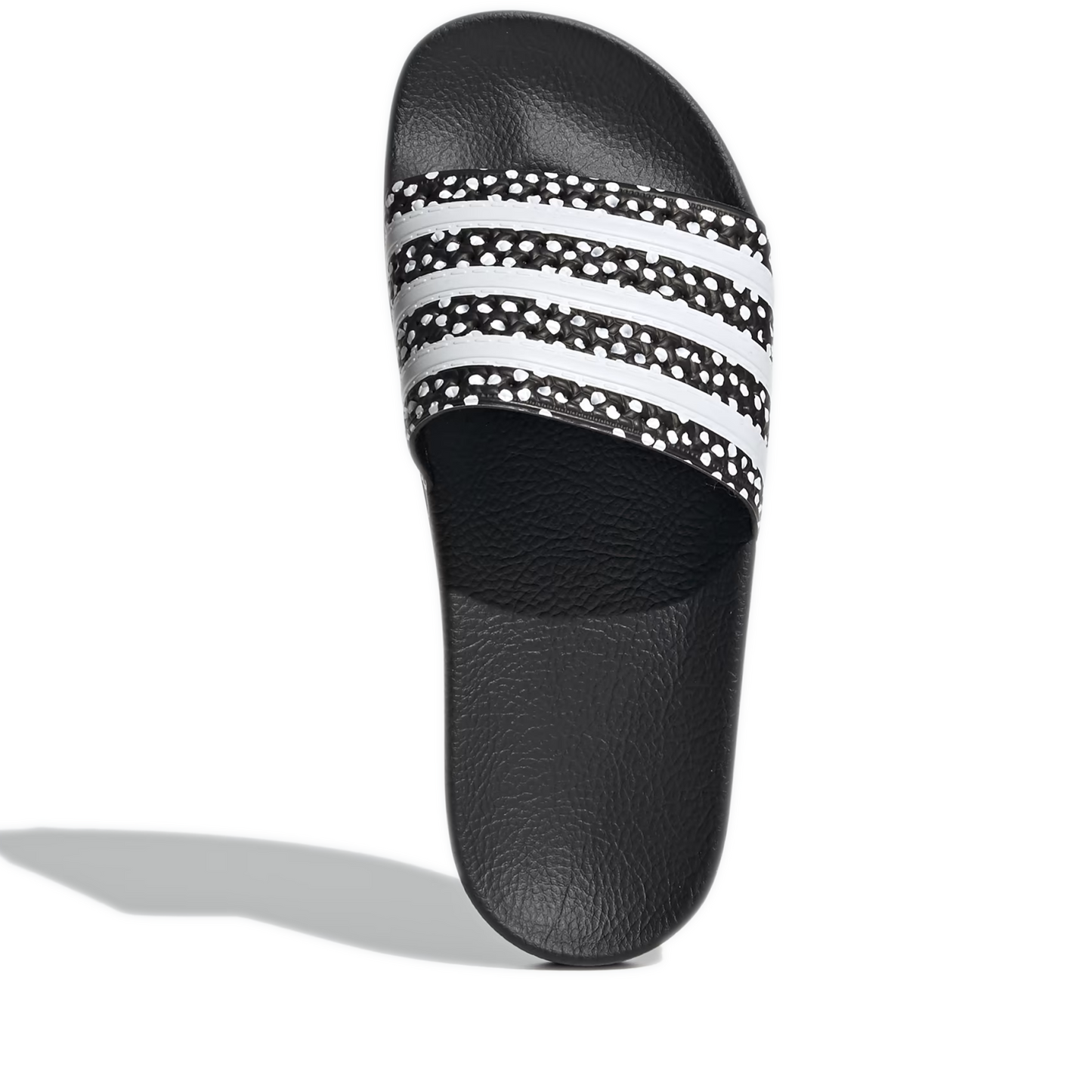 Women's Adidas Adilette Slides - Black/ White