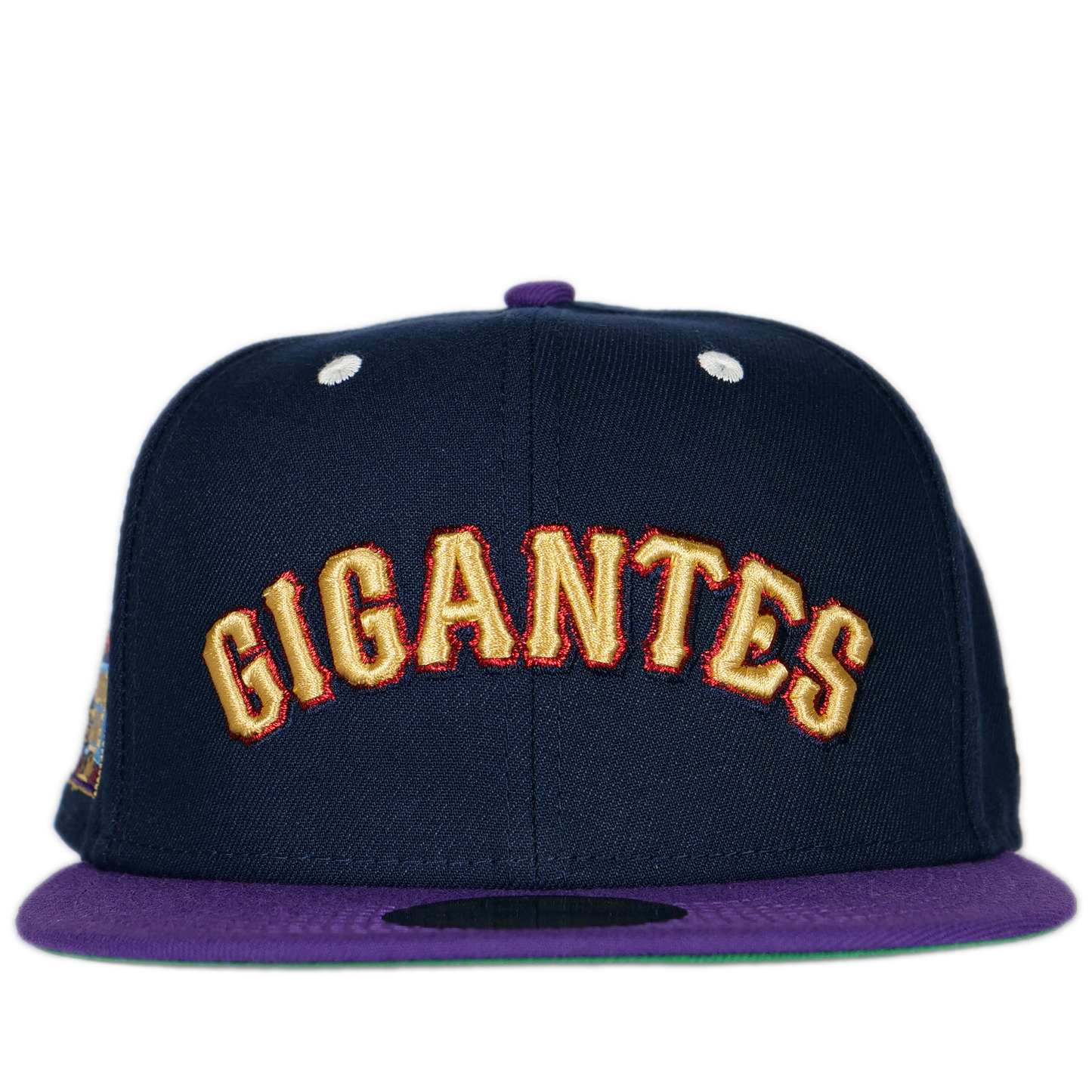 New Era San Francisco Giants 59Fifty Fitted Hat - Navy Blue/ Purple/ Green