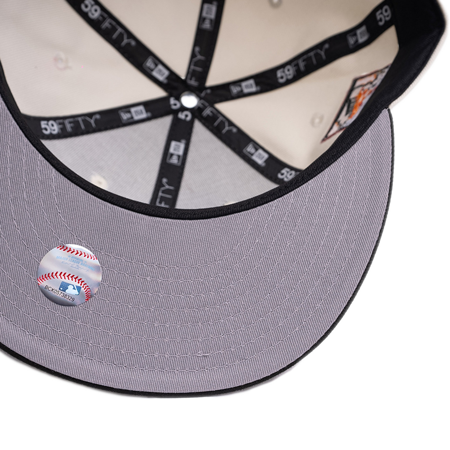 New Era San Francisco Giants 59Fifty Fitted Hat - Chrome/ Black