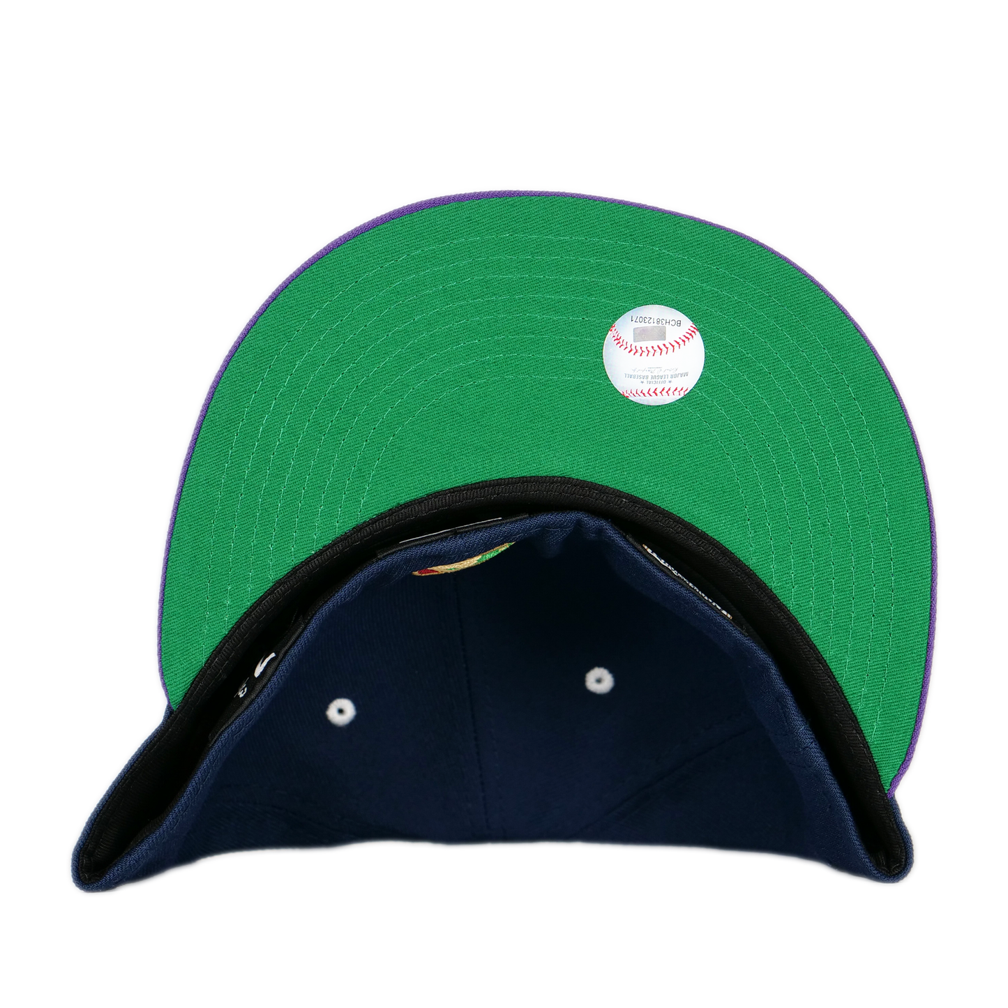 New Era San Francisco Giants 59Fifty Fitted Hat - Navy Blue/ Purple/ Green