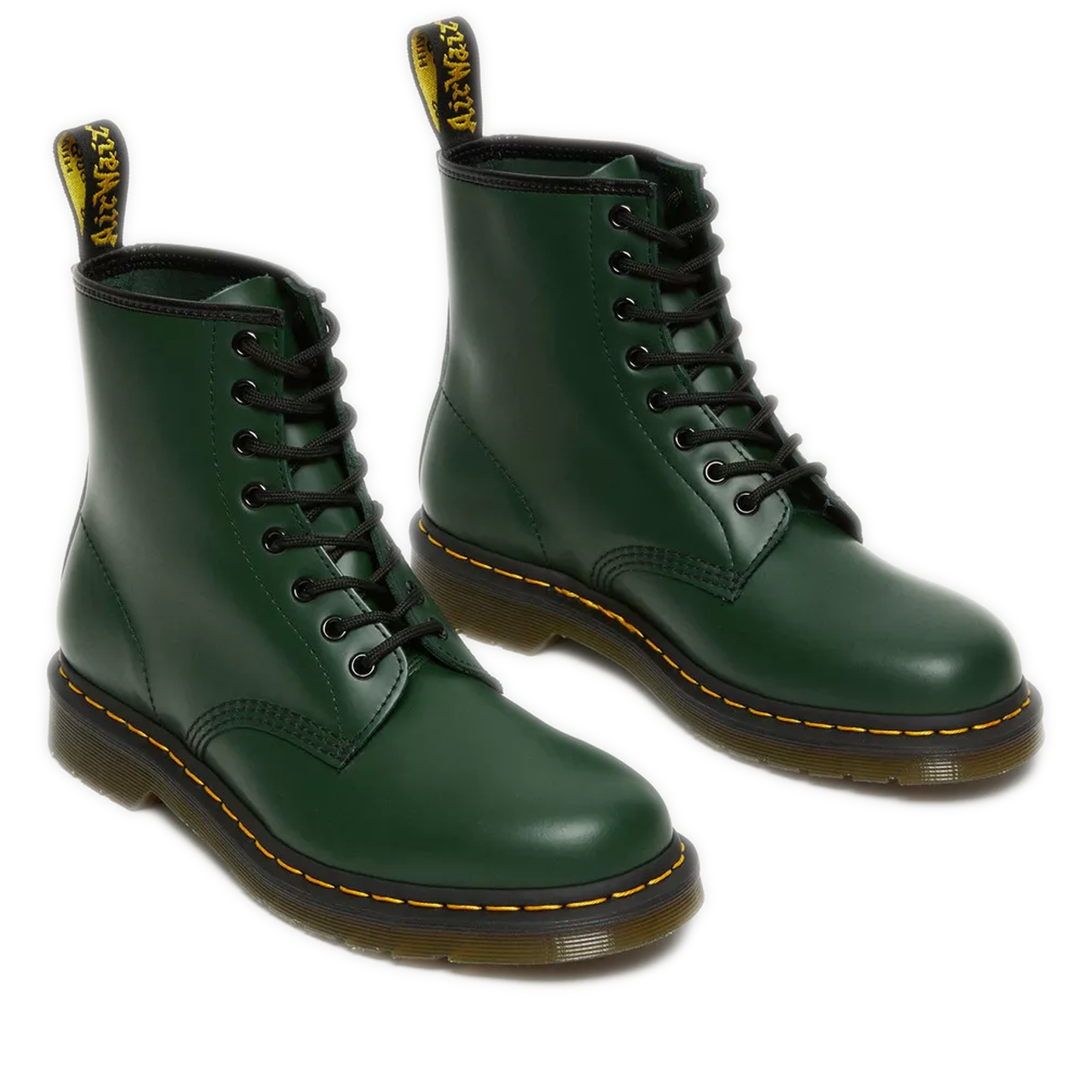 Men's Dr. Martens 1460 Smooth Leather Lace Up Boots - Green