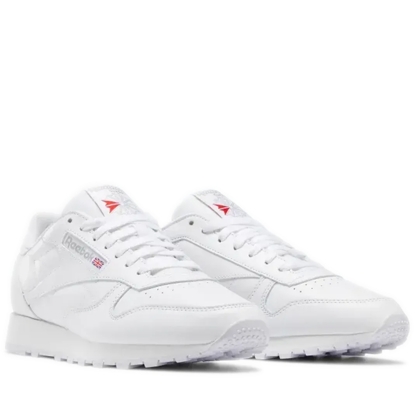 Men's Reebok Classic Leather Shoes - Ftwr White/Ftwr White/Pure Grey 3 Front Side