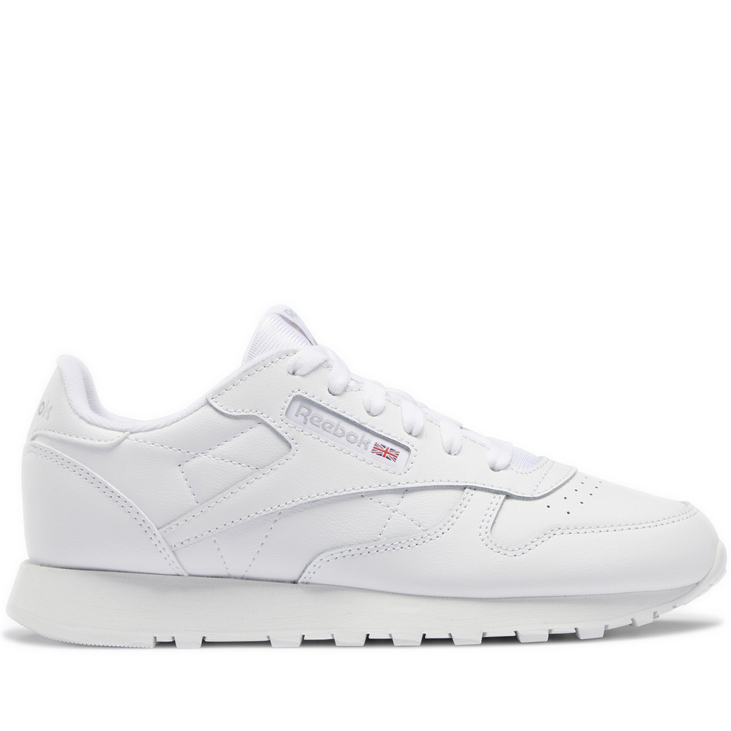 Grade School Reebok Classic Leather Shoes - White