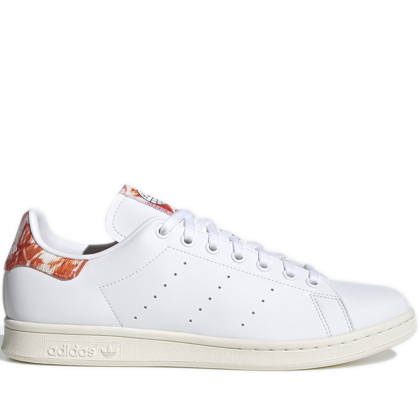 Men's Adidas Stan Smith Shoes - White/ Orange