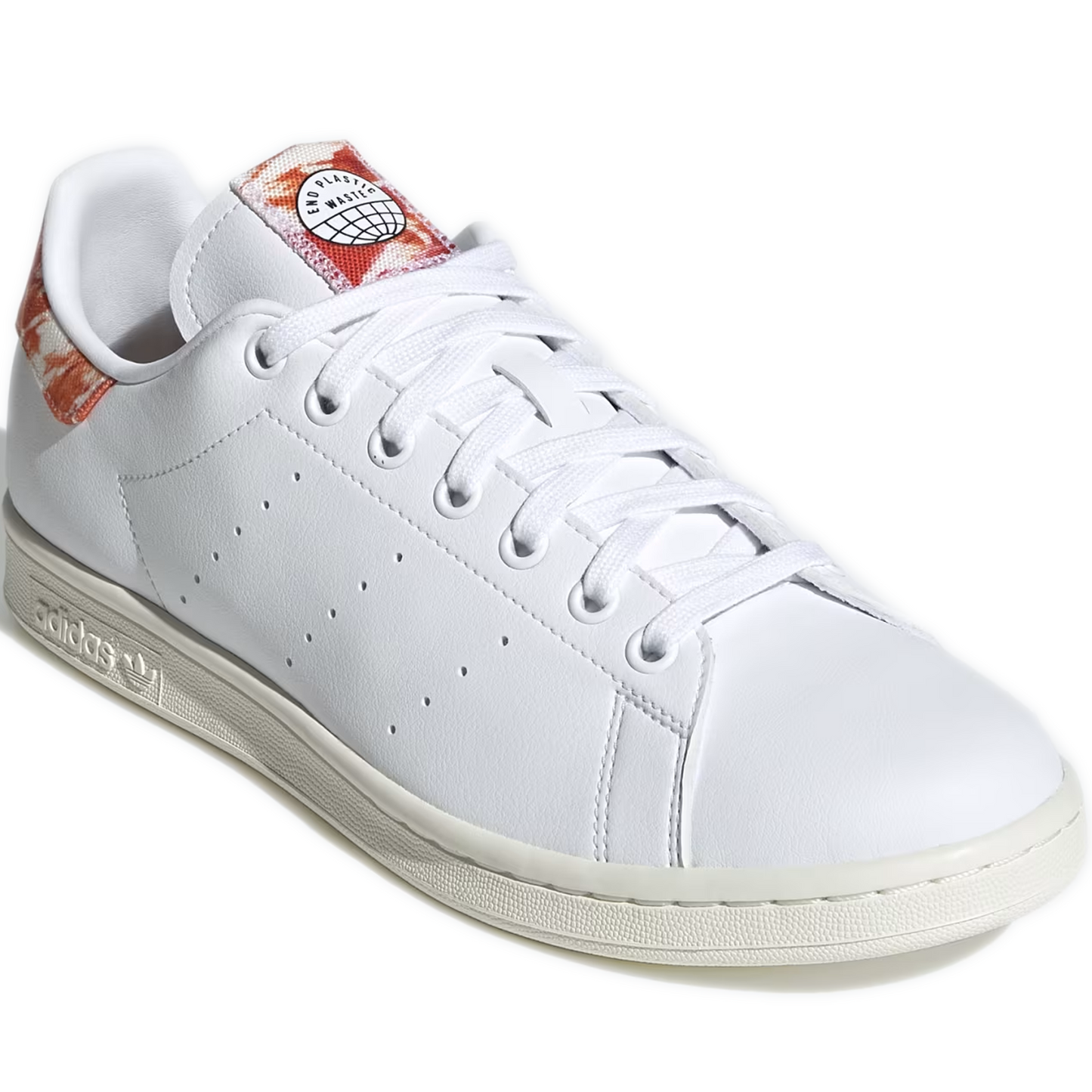 Men's Adidas Stan Smith Shoes - White/ Orange