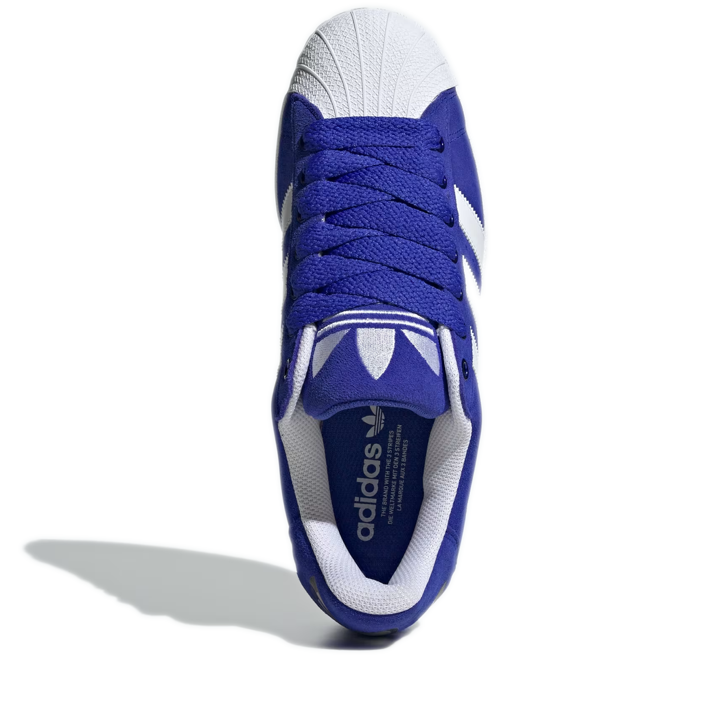 Men's Adidas Superstar Shoes - Lucid Blue/ White/ Black