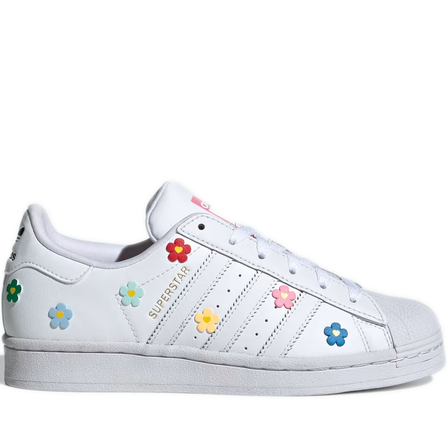 Kid's Grade School Adidas Hello Kitty Superstar J - White