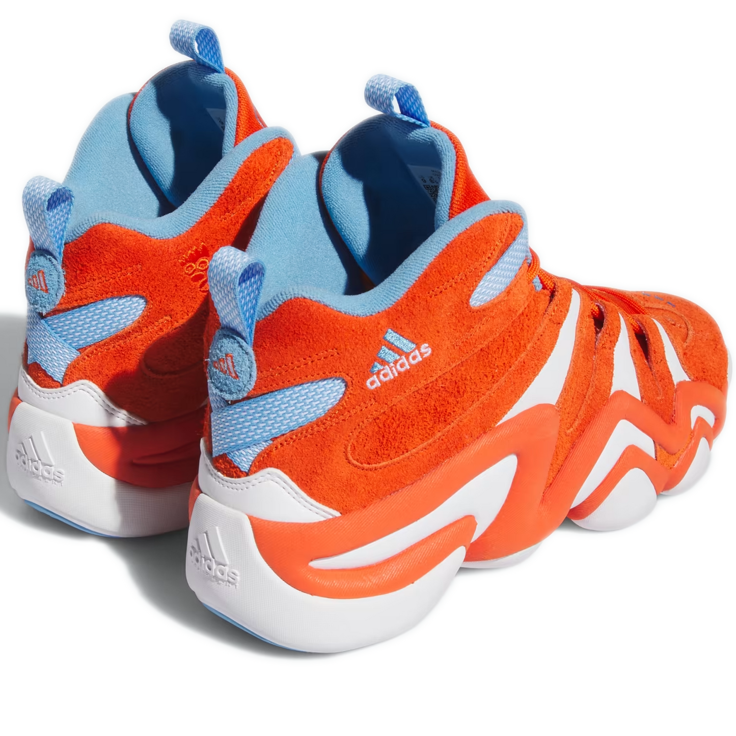 Men's Adidas Crazy 8 - Team Orange Heel Side