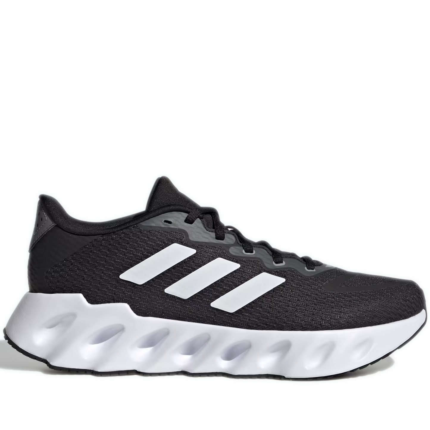 Men's Adidas Switch Run Running Shoes - Black/ White