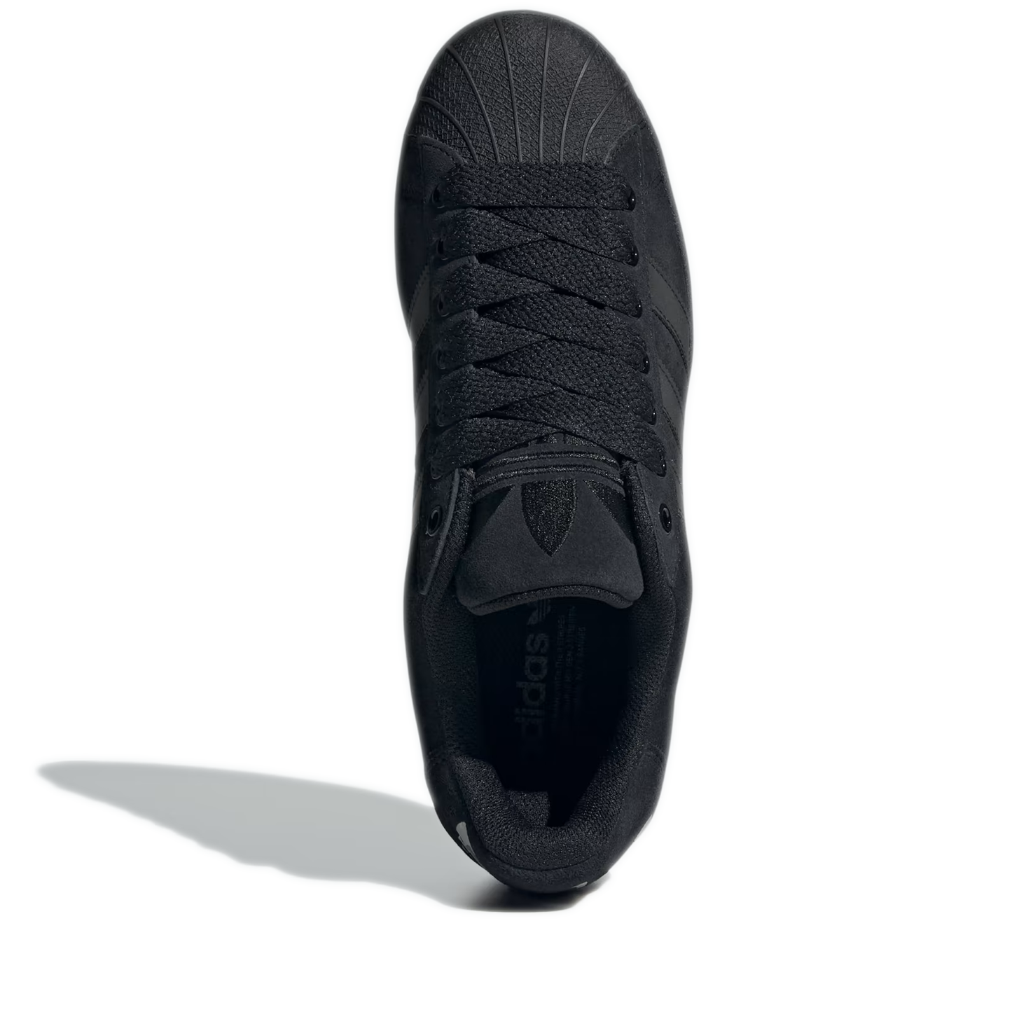 Men's Adidas Superstar Shoes - Black/ Reflect/ grey