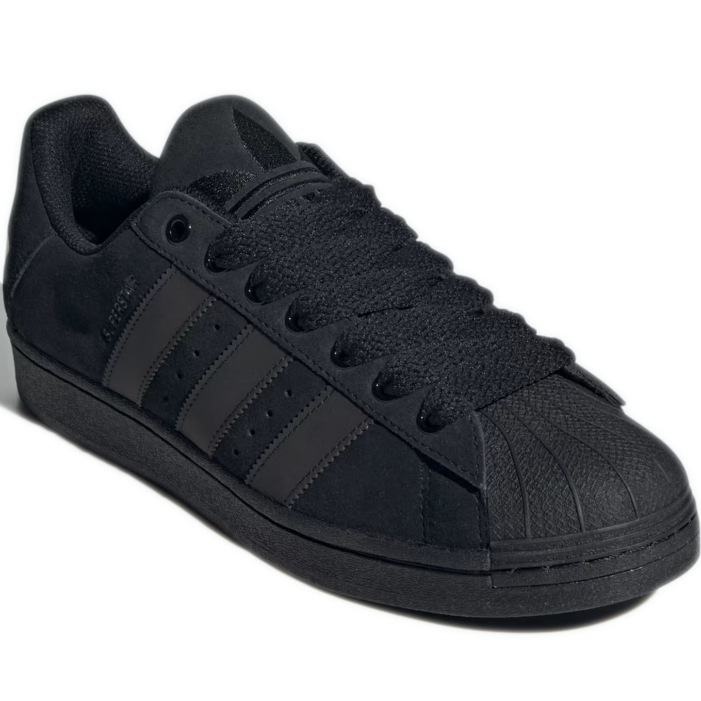 Men's Adidas Superstar Shoes - Black/ Reflect/ grey