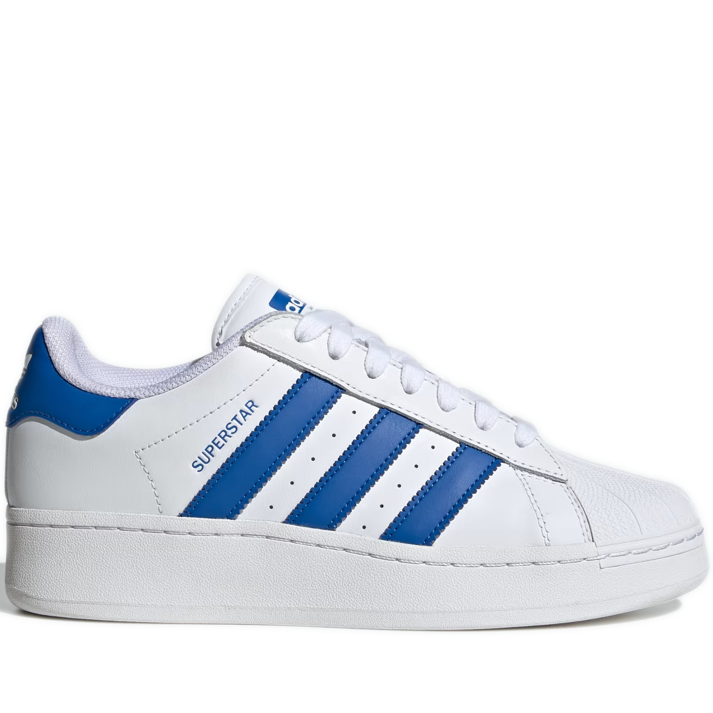 Men's Adidas Superstar XLG Shoes - White/ Blue
