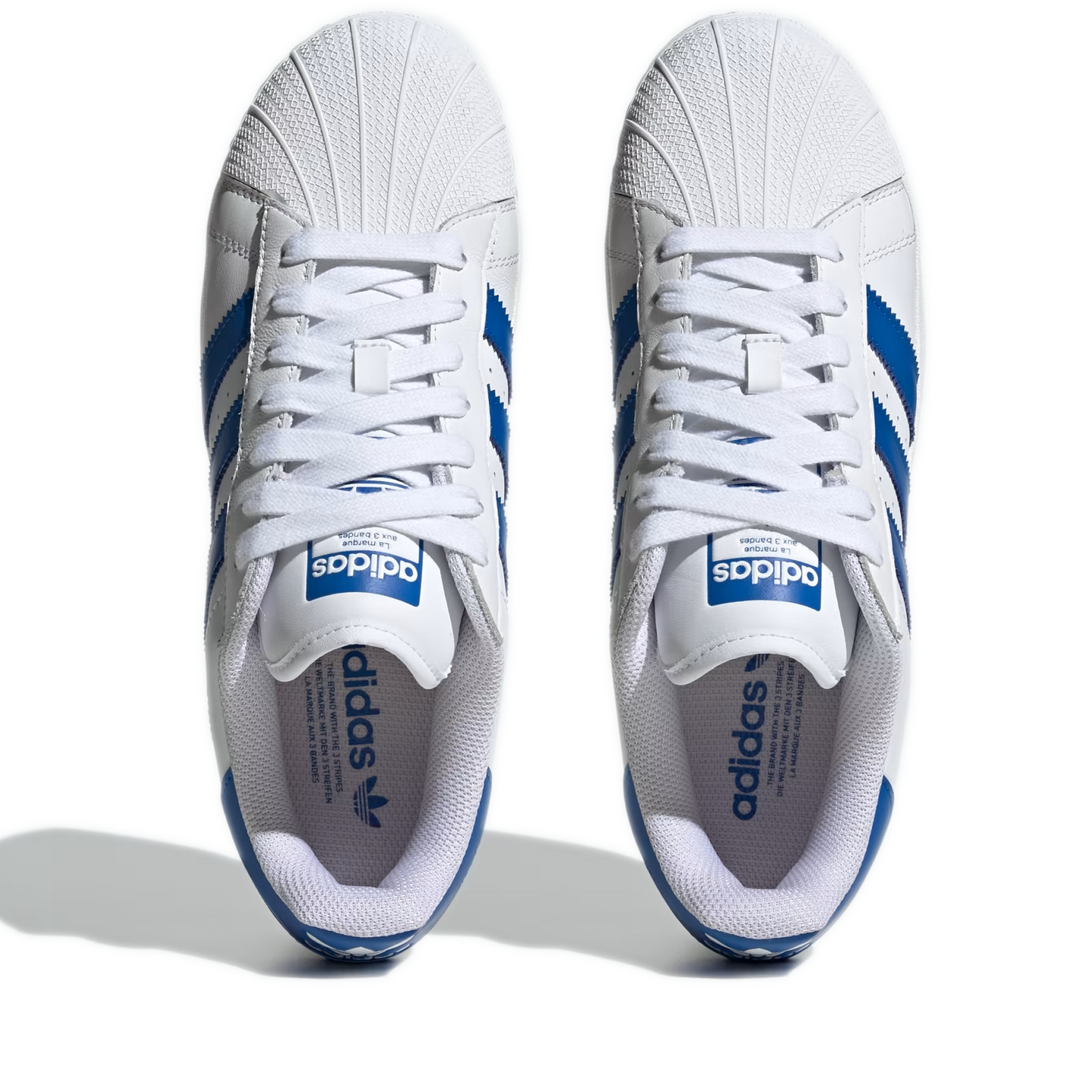 Men's Adidas Superstar XLG Shoes - White/ Blue