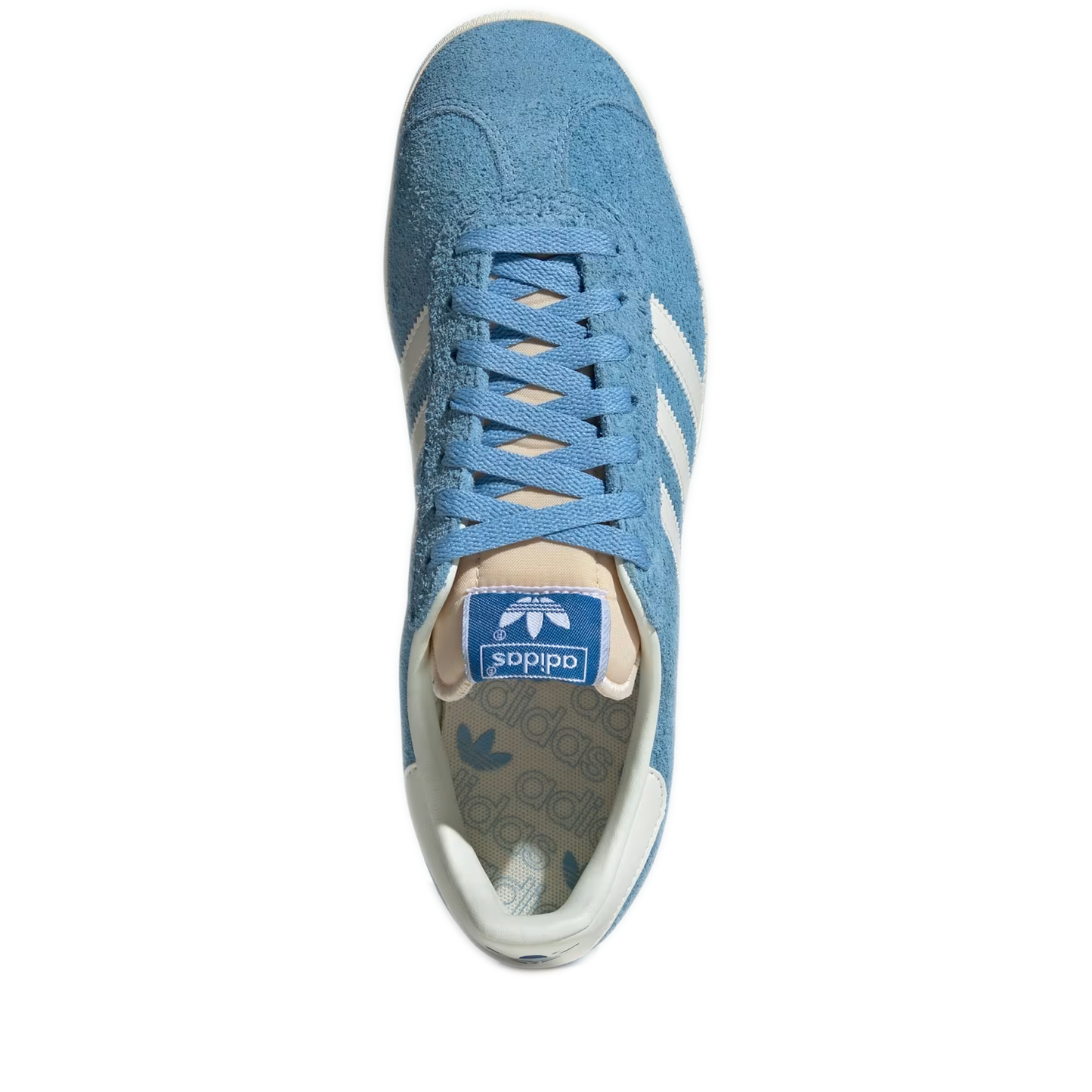 Men's Adidas Gazelle Shoes - Light Blue/Off White/Cream White