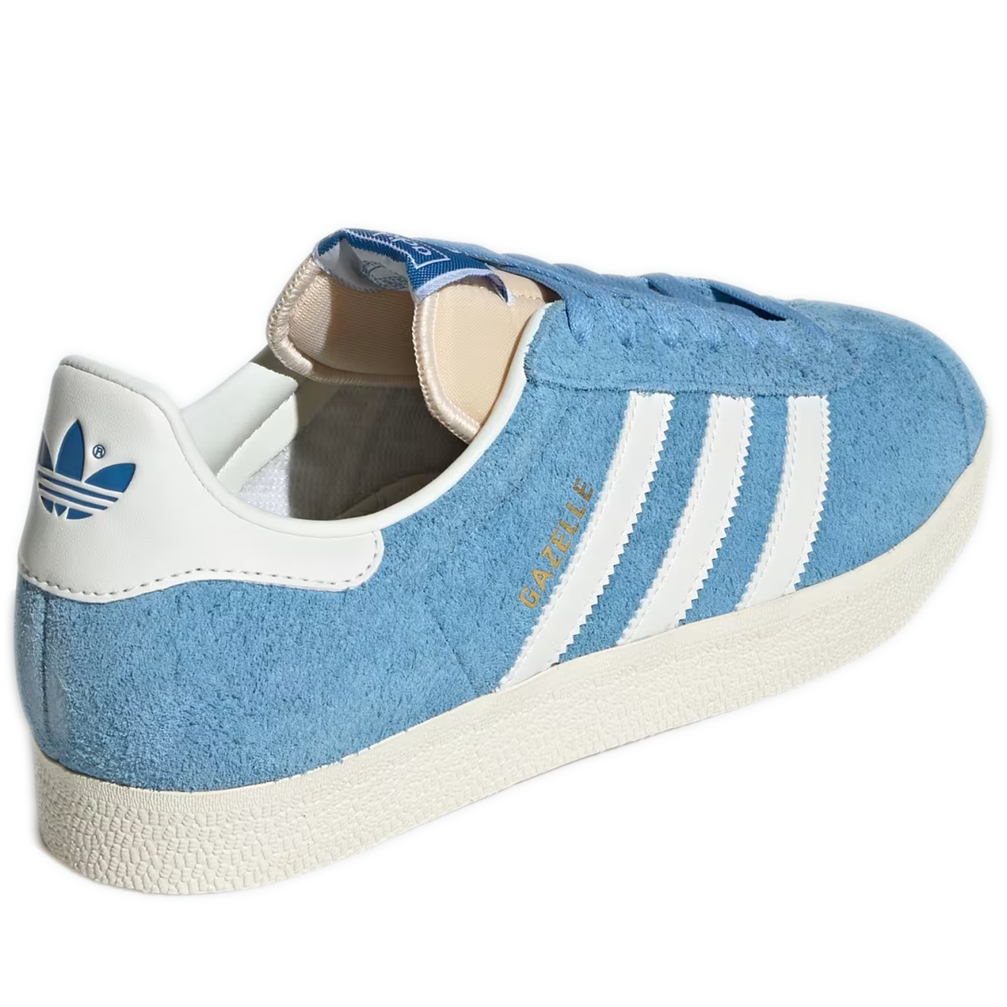 Men's Adidas Gazelle Shoes - Light Blue/Off White/Cream White
