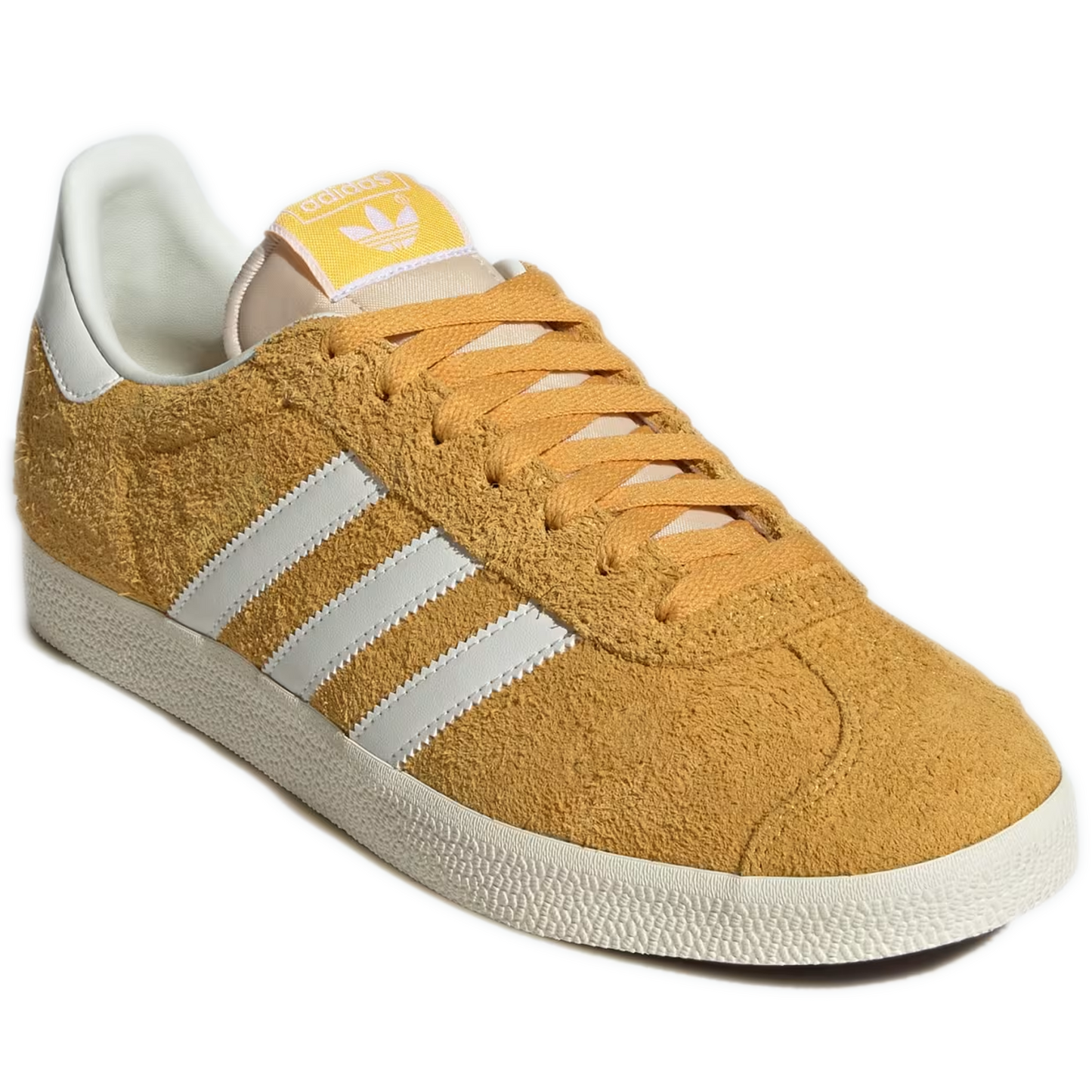 Men's Adidas Gazelle Shoes - Preloved Yellow / Off White / Cream White