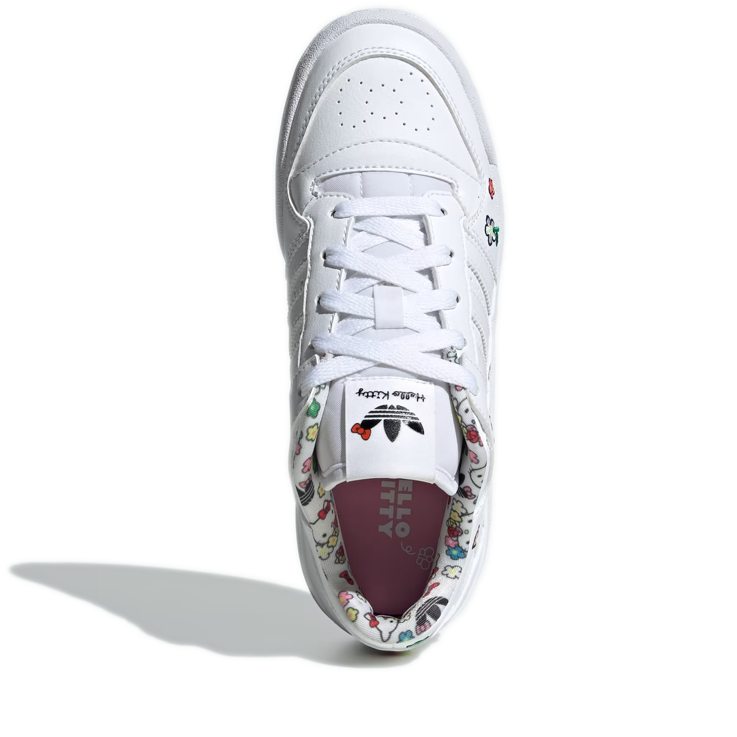 Kid's Grade School Adidas Hello Kitty Forum Low J - White