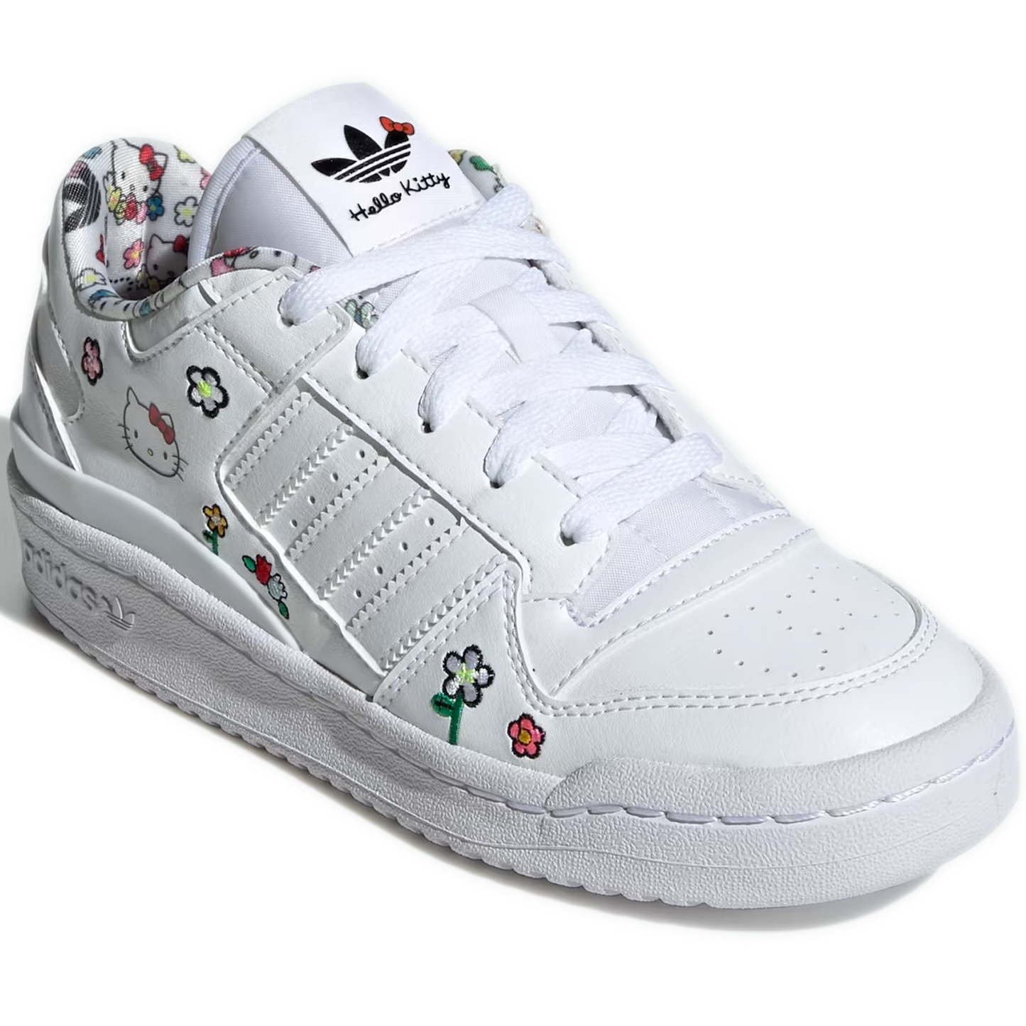 Kid's Grade School Adidas Hello Kitty Forum Low J - White