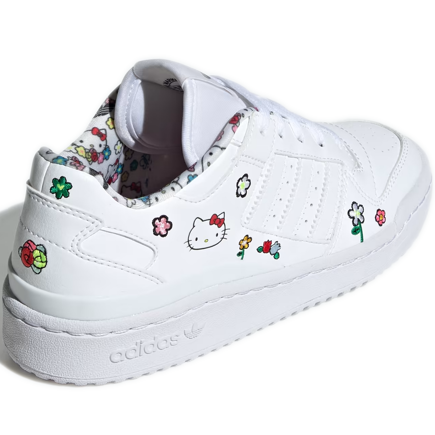 Kid's Grade School Adidas Hello Kitty Forum Low J - White
