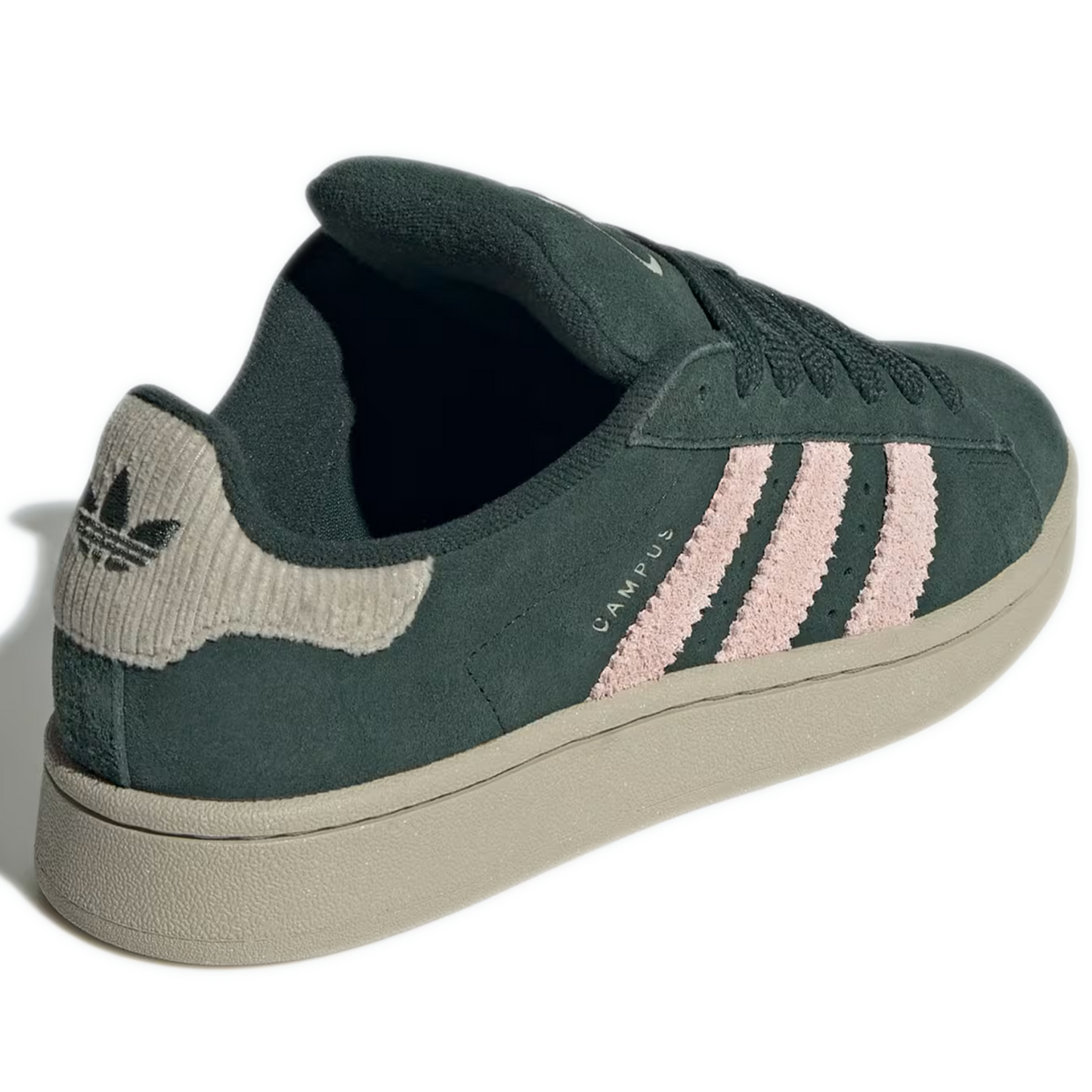 Women's Adidas Campus 00s Shoes - Mineral Green/Sandy Pink/Putty Grey