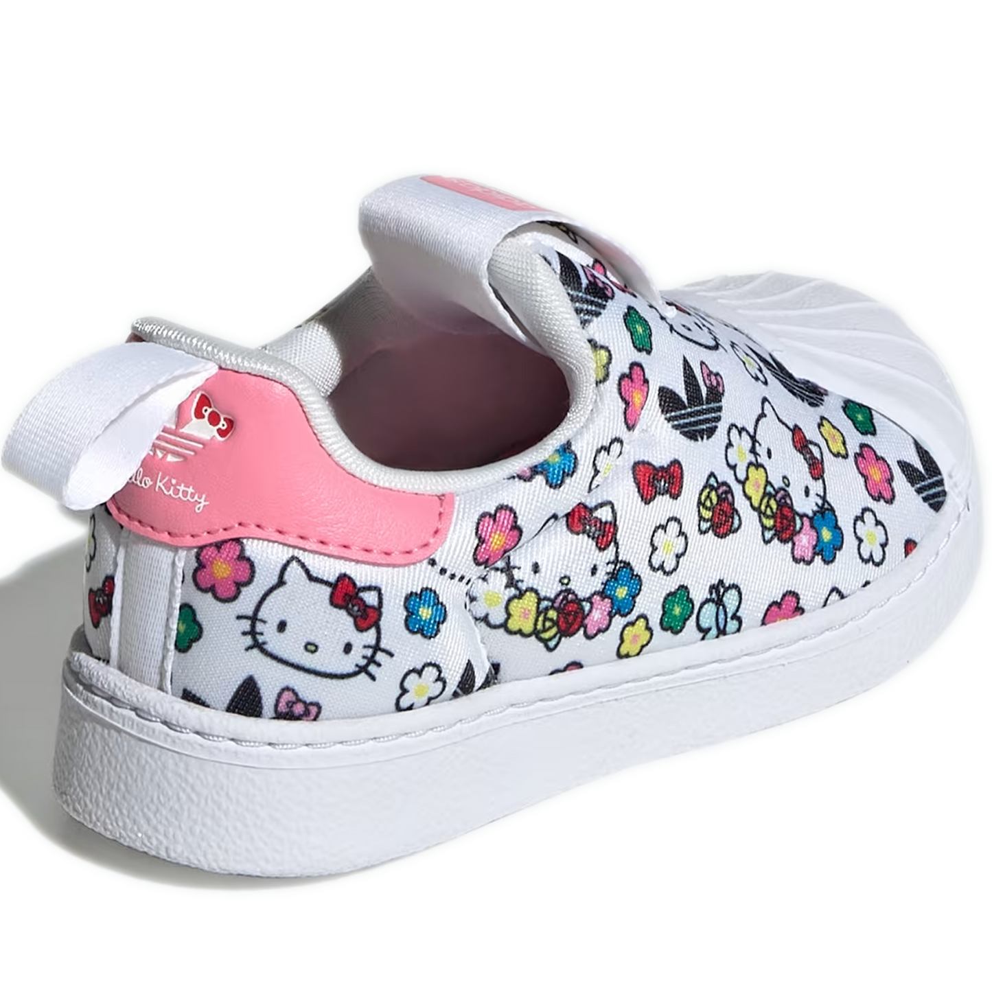 Kid's Pre School Adidas Hello Kitty Superstar 350 - White/ Pink