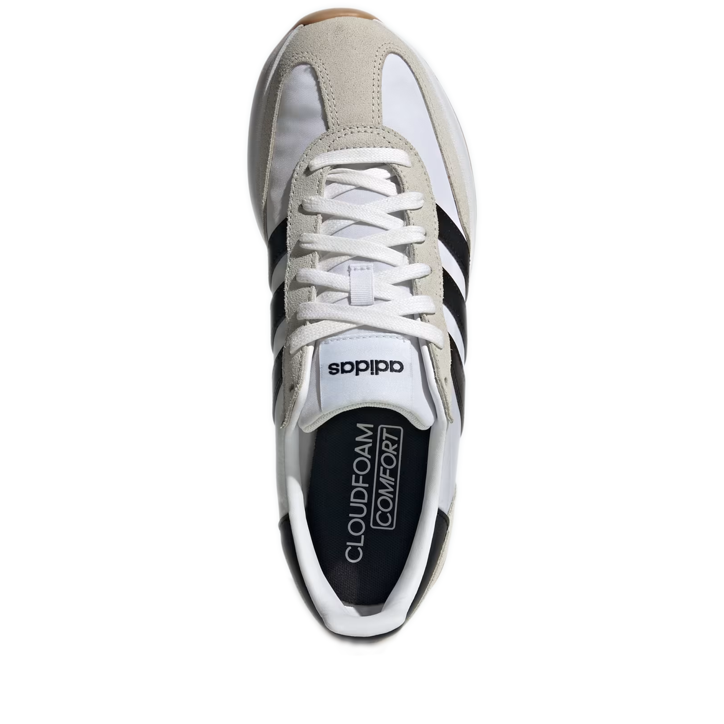 Men's Adidas Run 70s 2.0 Shoes - Cloud White/Core Black/Grey One