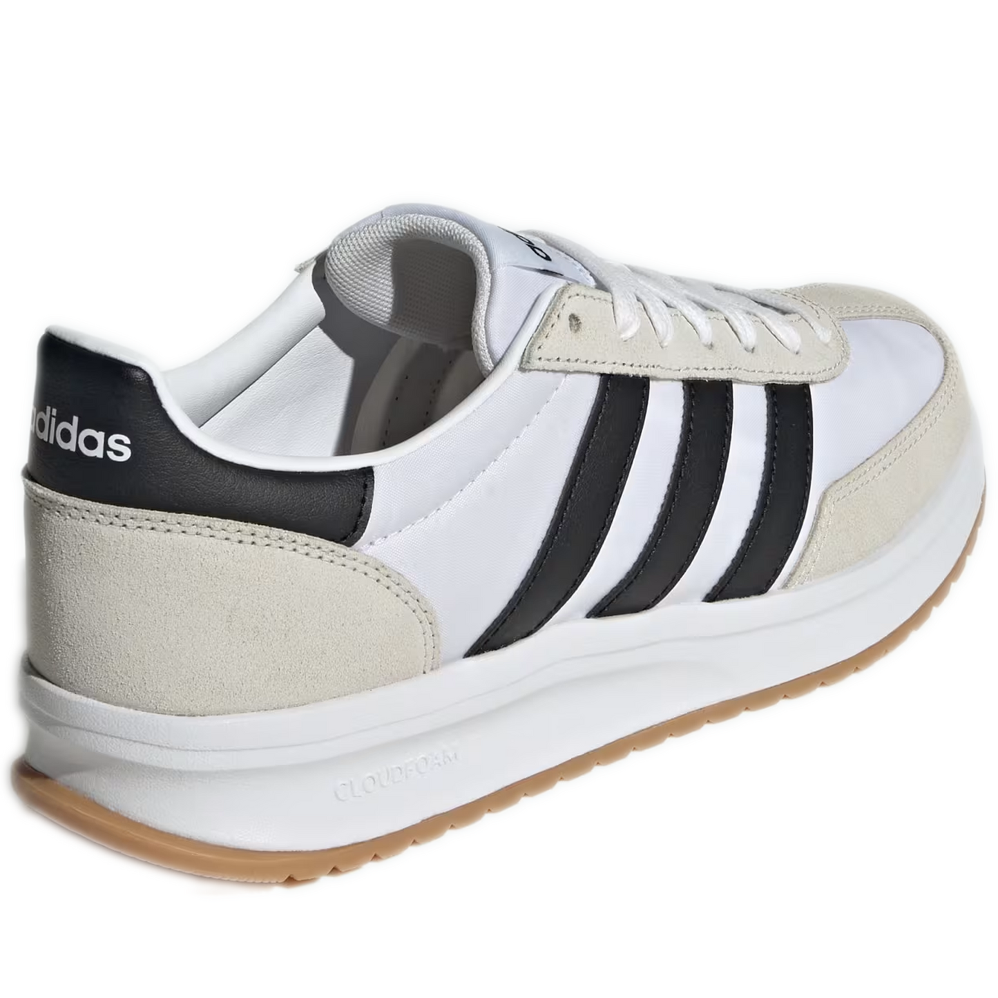 Men's Adidas Run 70s 2.0 Shoes - Cloud White/Core Black/Grey One