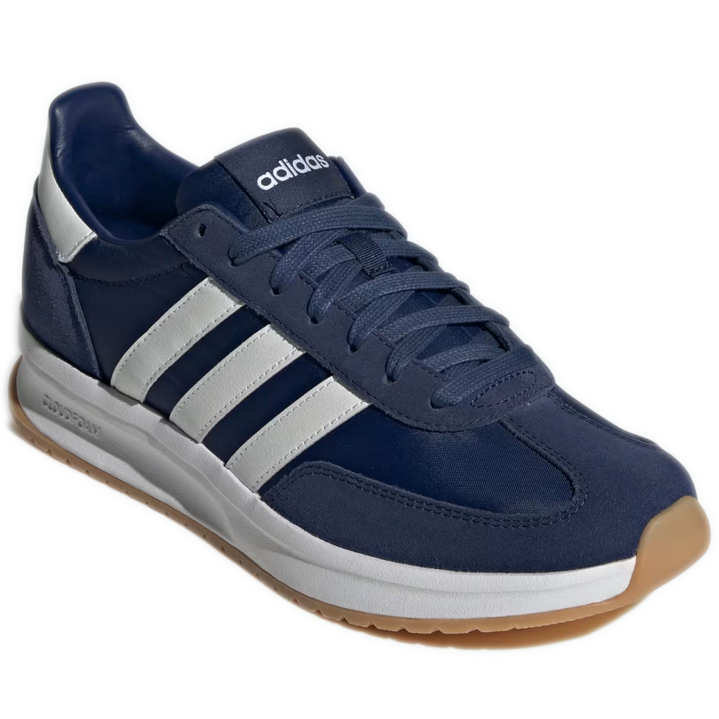Men's Adidas Run 70s 2.0 Shoes - Dark Blue / Cloud White / Cloud White