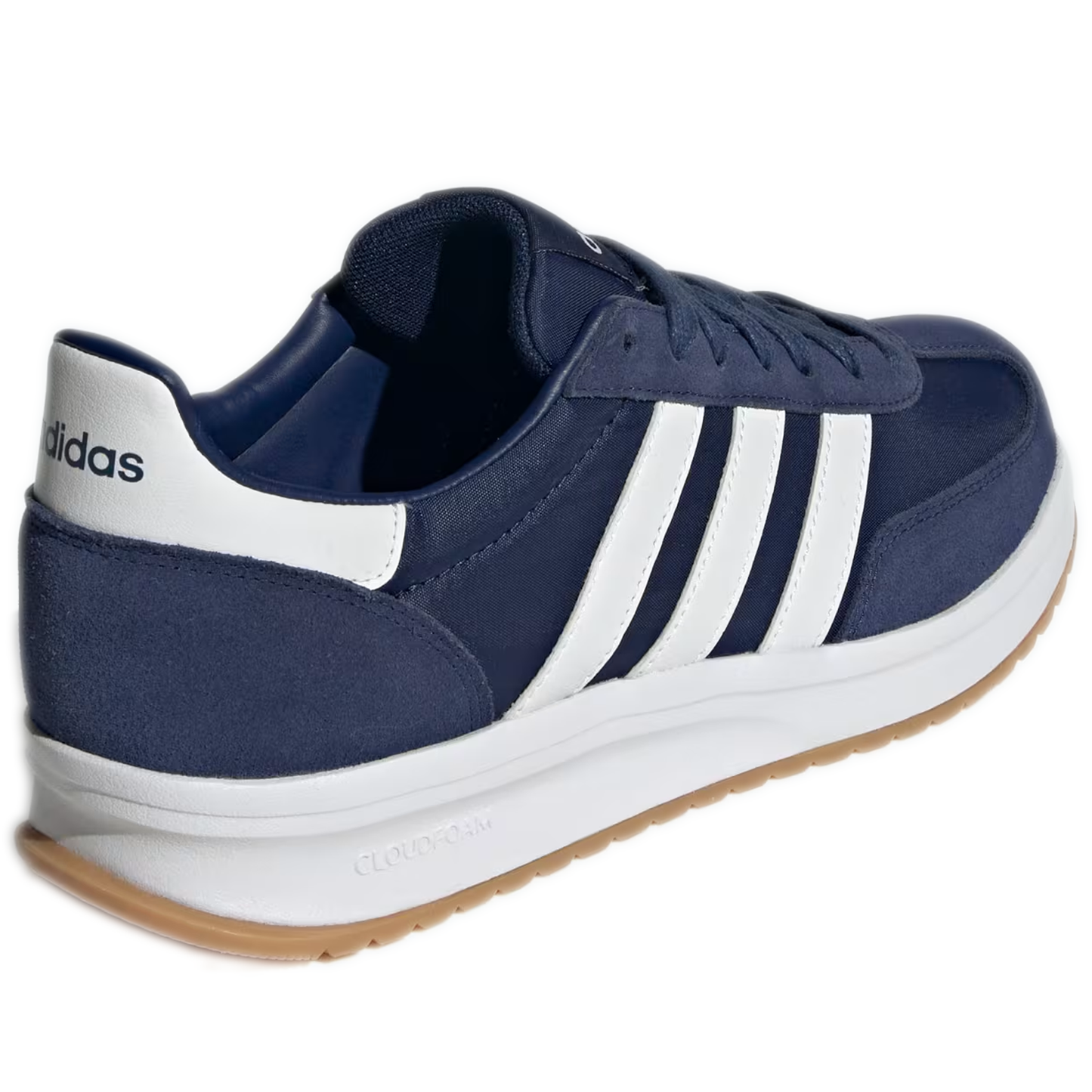 Men's Adidas Run 70s 2.0 Shoes - Dark Blue / Cloud White / Cloud White