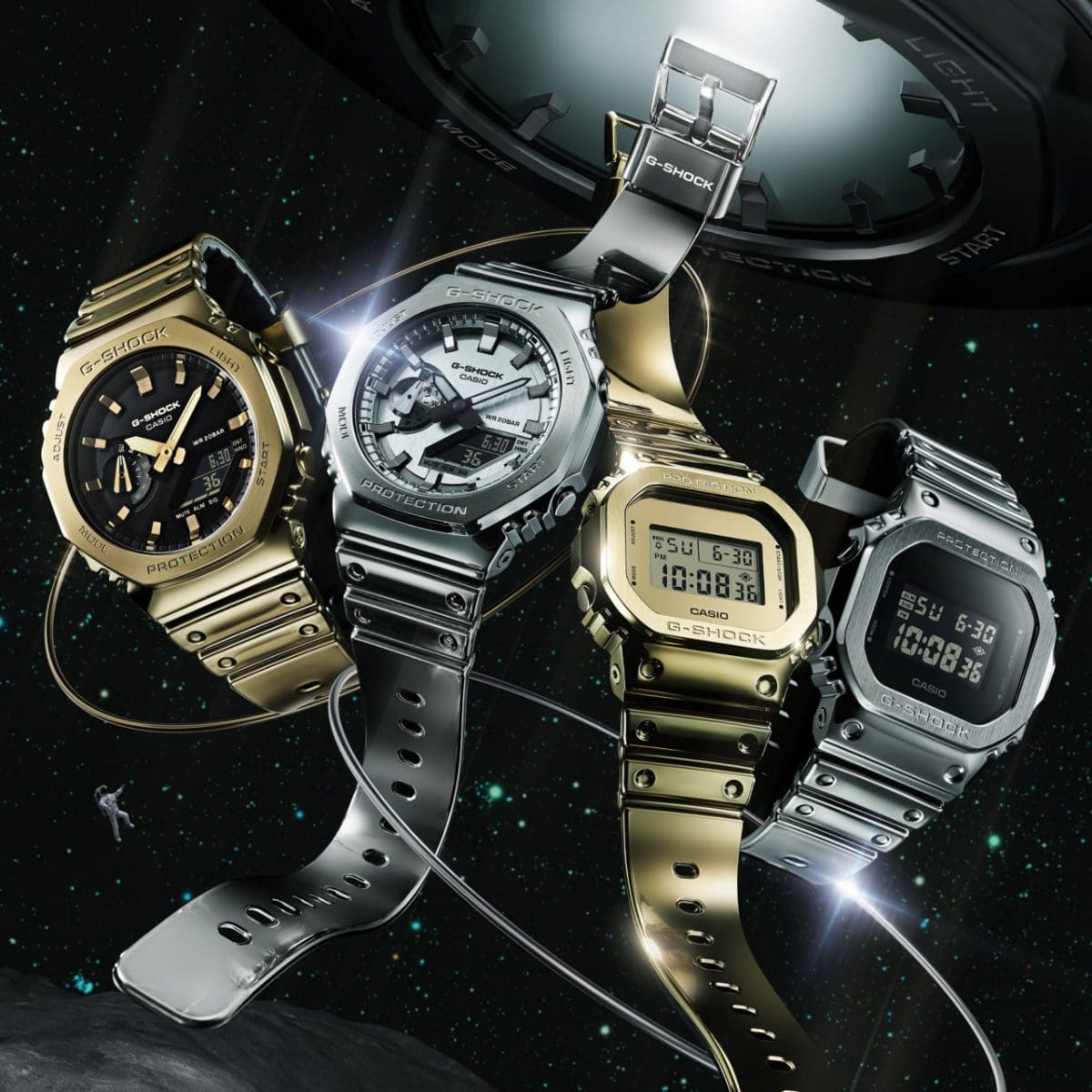Casio G-Steel GM5600YM-8 Watch 43.2mm - Steel/Silver
