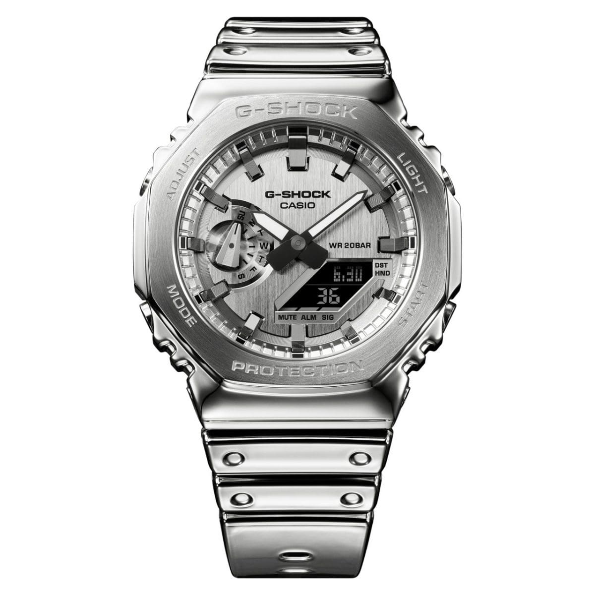 Casio G-Steel GM2100YM-8A Watch 44.4mm - Silver