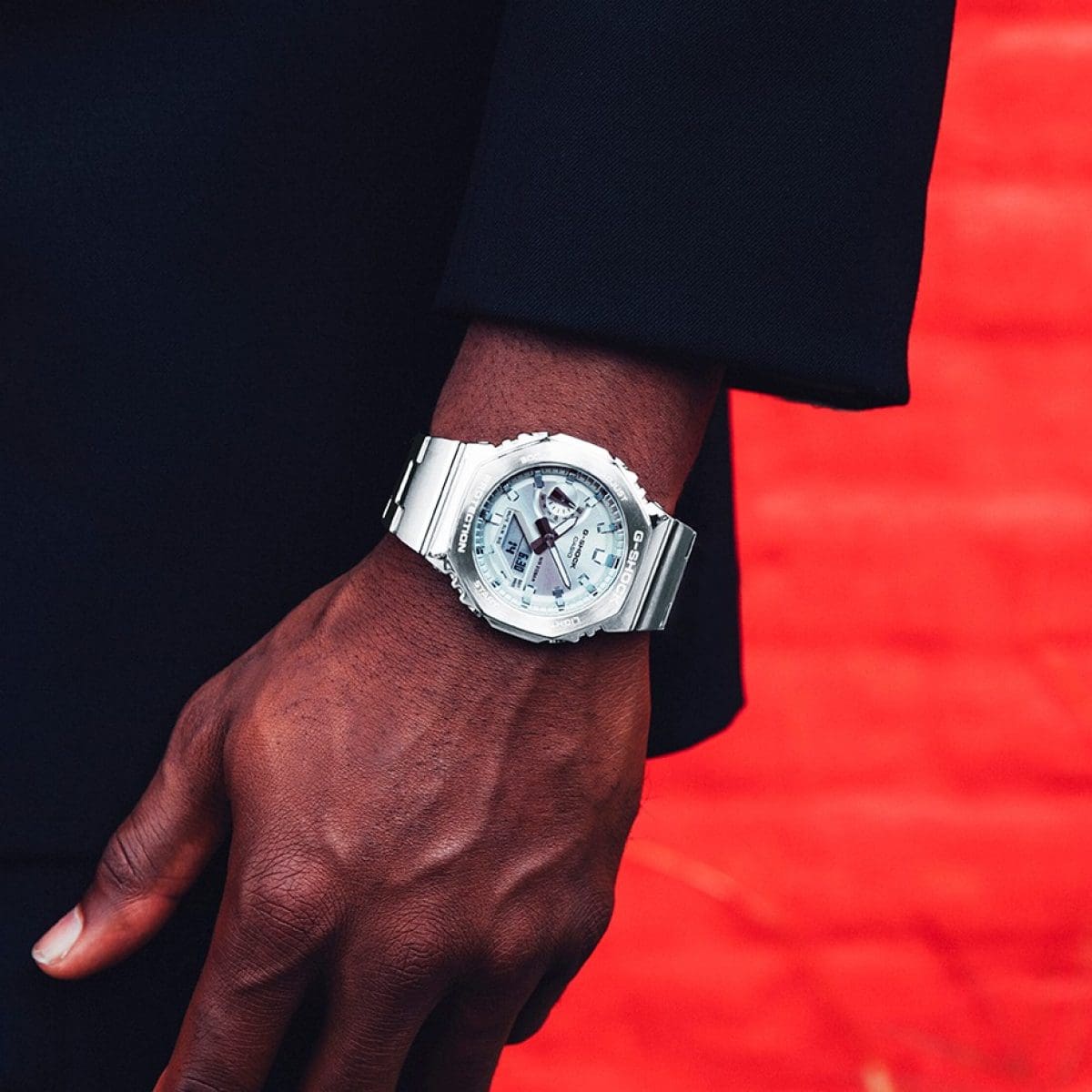 Casio G-Steel GM2110D-7A Watch 44.4mm - Silver