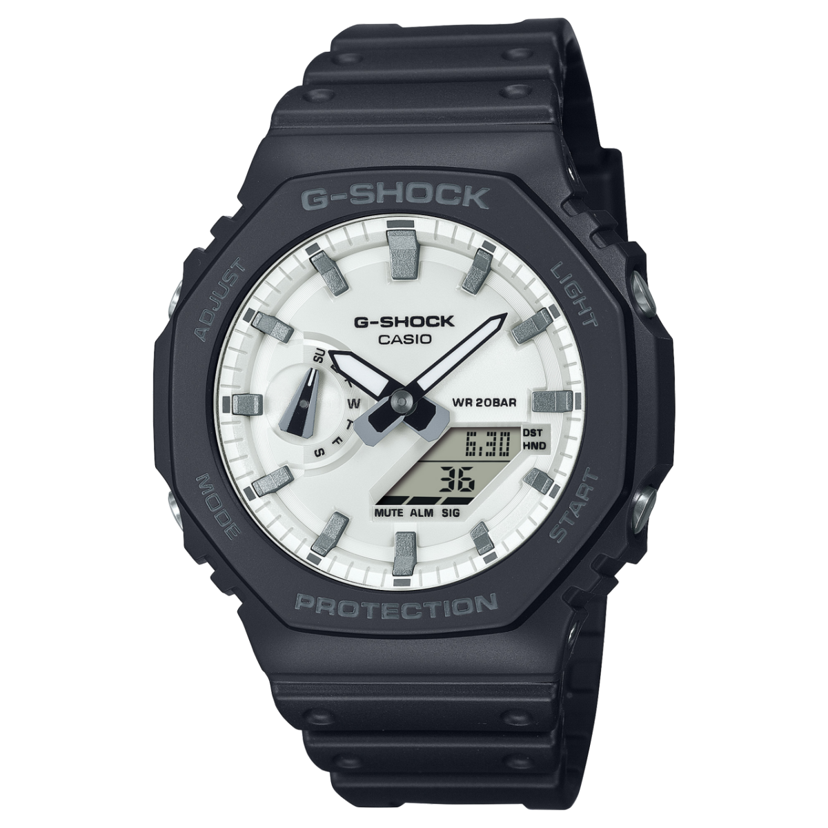 Casio G-Shock GA2100WD-1A Watch 45.4mm - Black/White