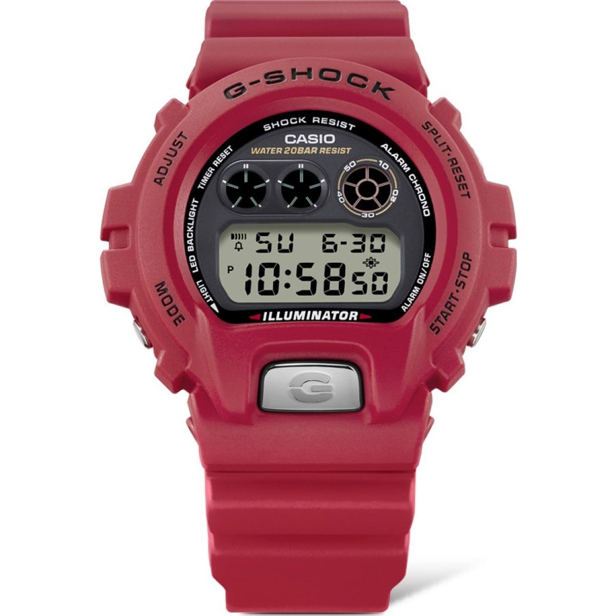 Casio Digital DW-6900TR-4 Watch 45.4mm - Red