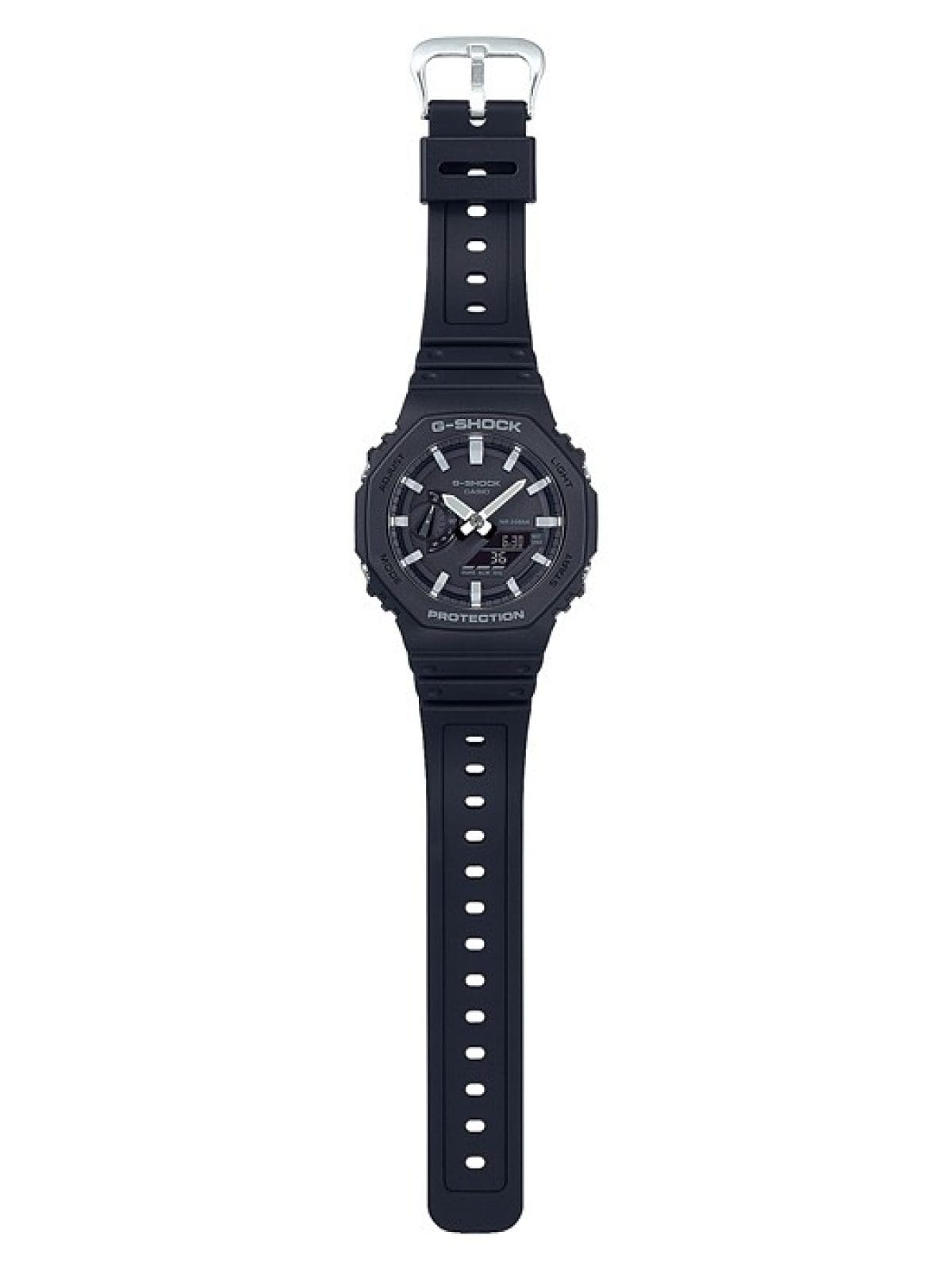 Casio Analog Digital GA2100-1A Watch 45.4mm - Black