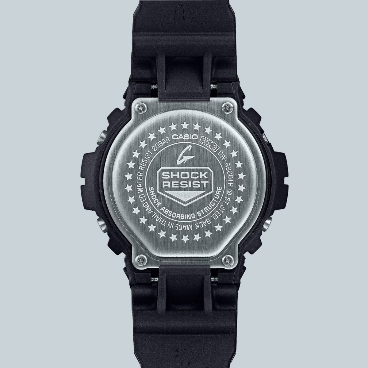 Casio Digital DW6900TR-1 Watch 50mm - Black