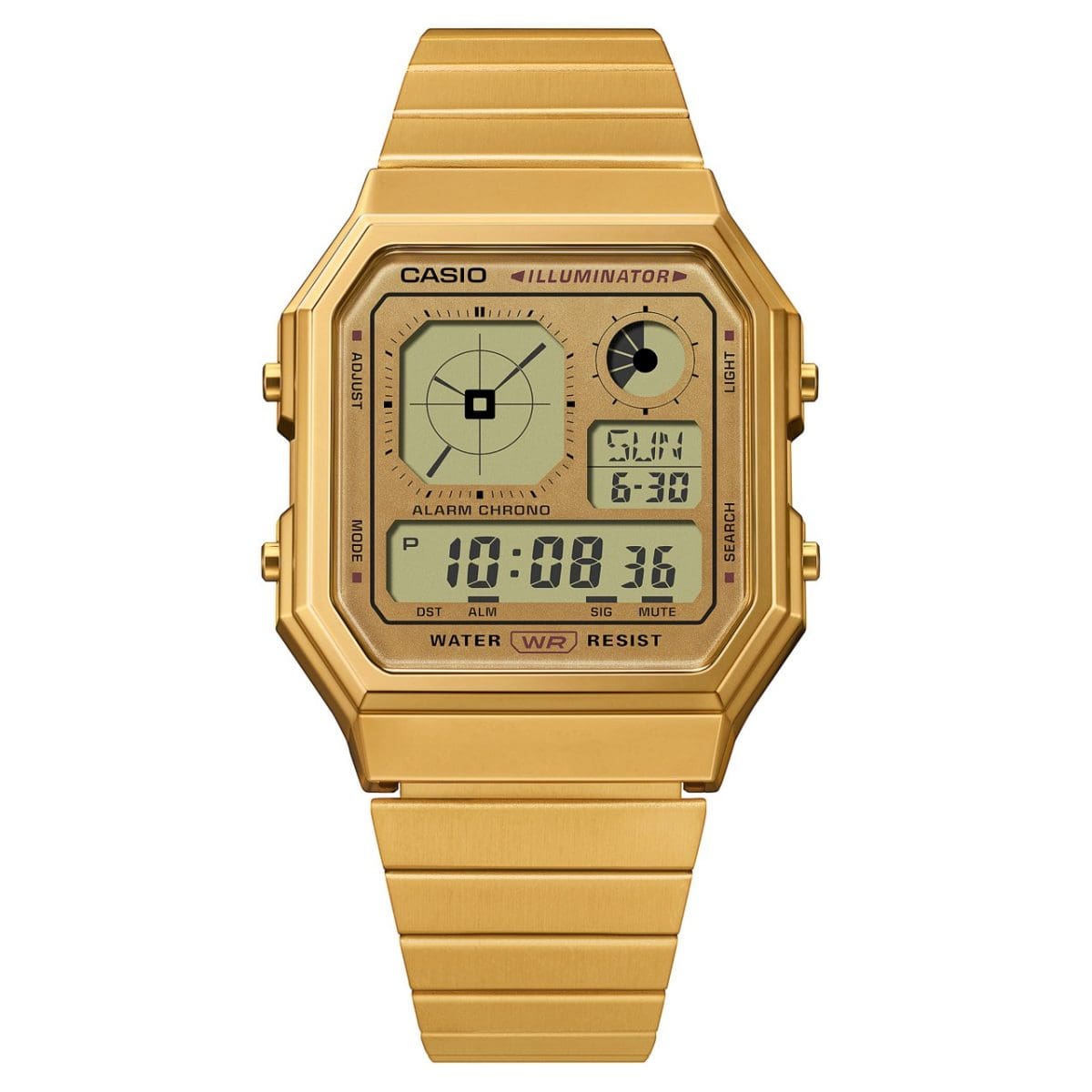 Casio Vintage A130WEG-9A Watch 33.9mm - Gold