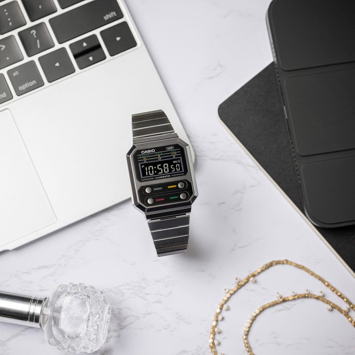 Casio Vintage A100WEGG-1AVT Watch 32.7mm - Grey