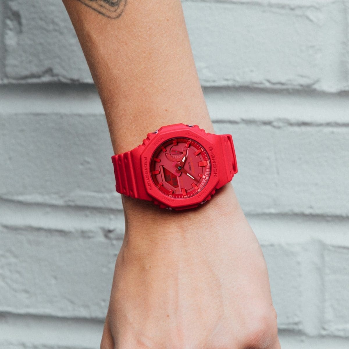 Casio Analog GA2100-4A Watch 45.4mm - Red