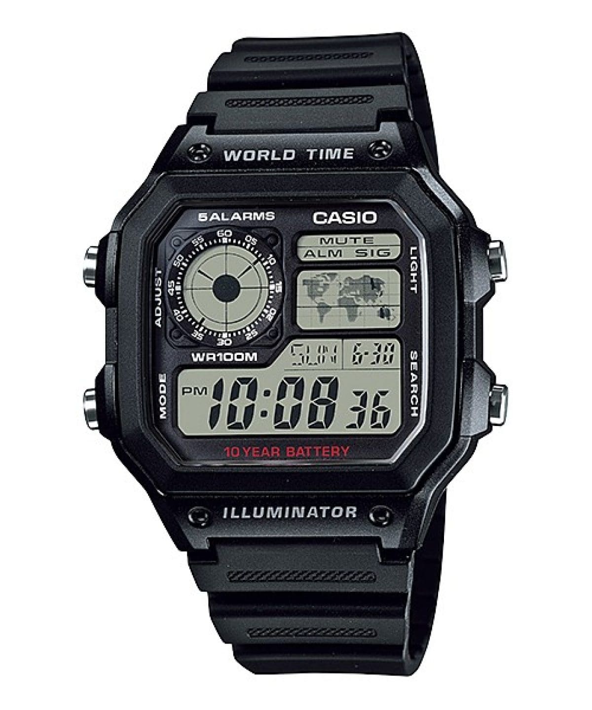 Casio Vintage AE1200WH-1A Watch 42.1mm - Black