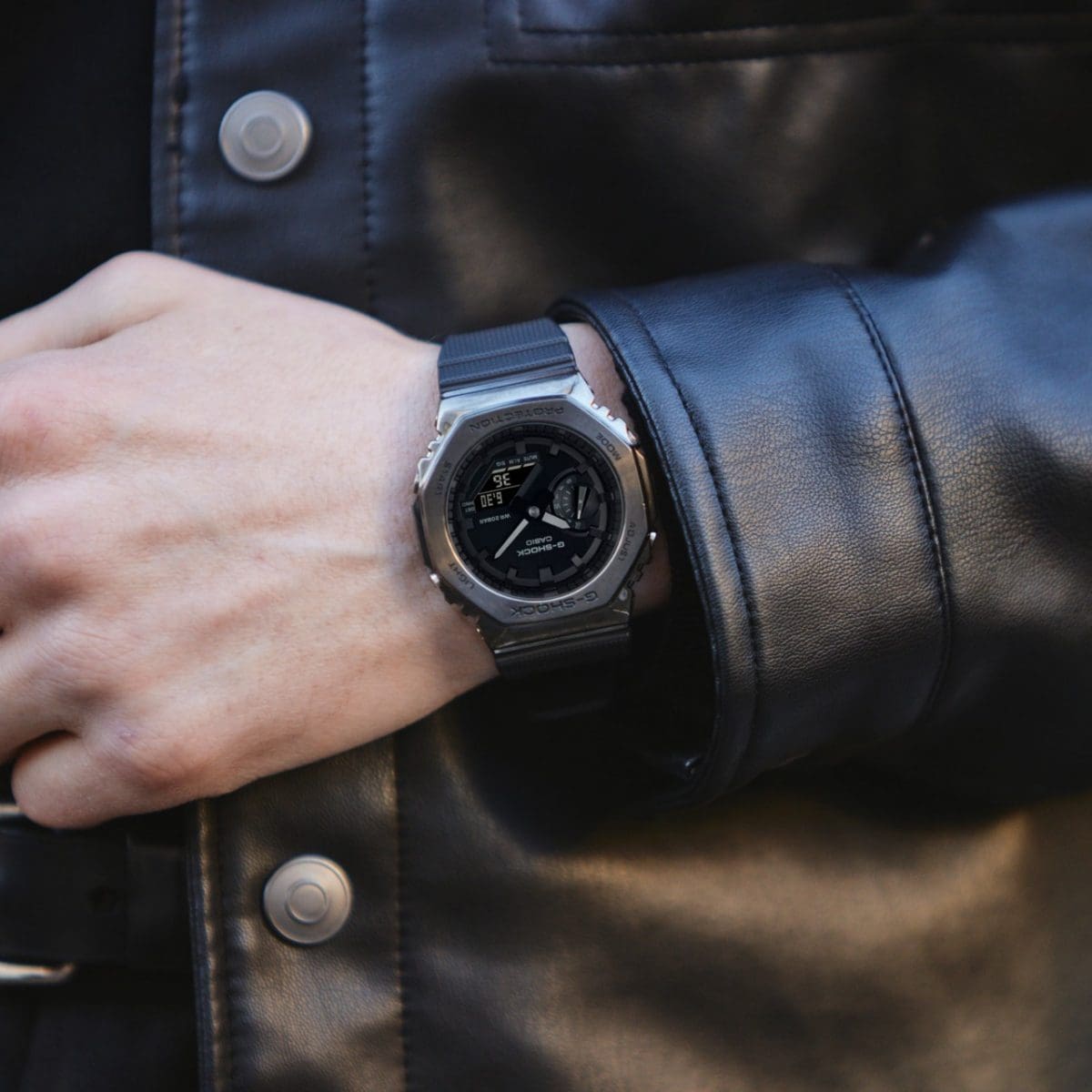 Casio G-Steel GM2100BB-1A Watch 44.4mm - Black