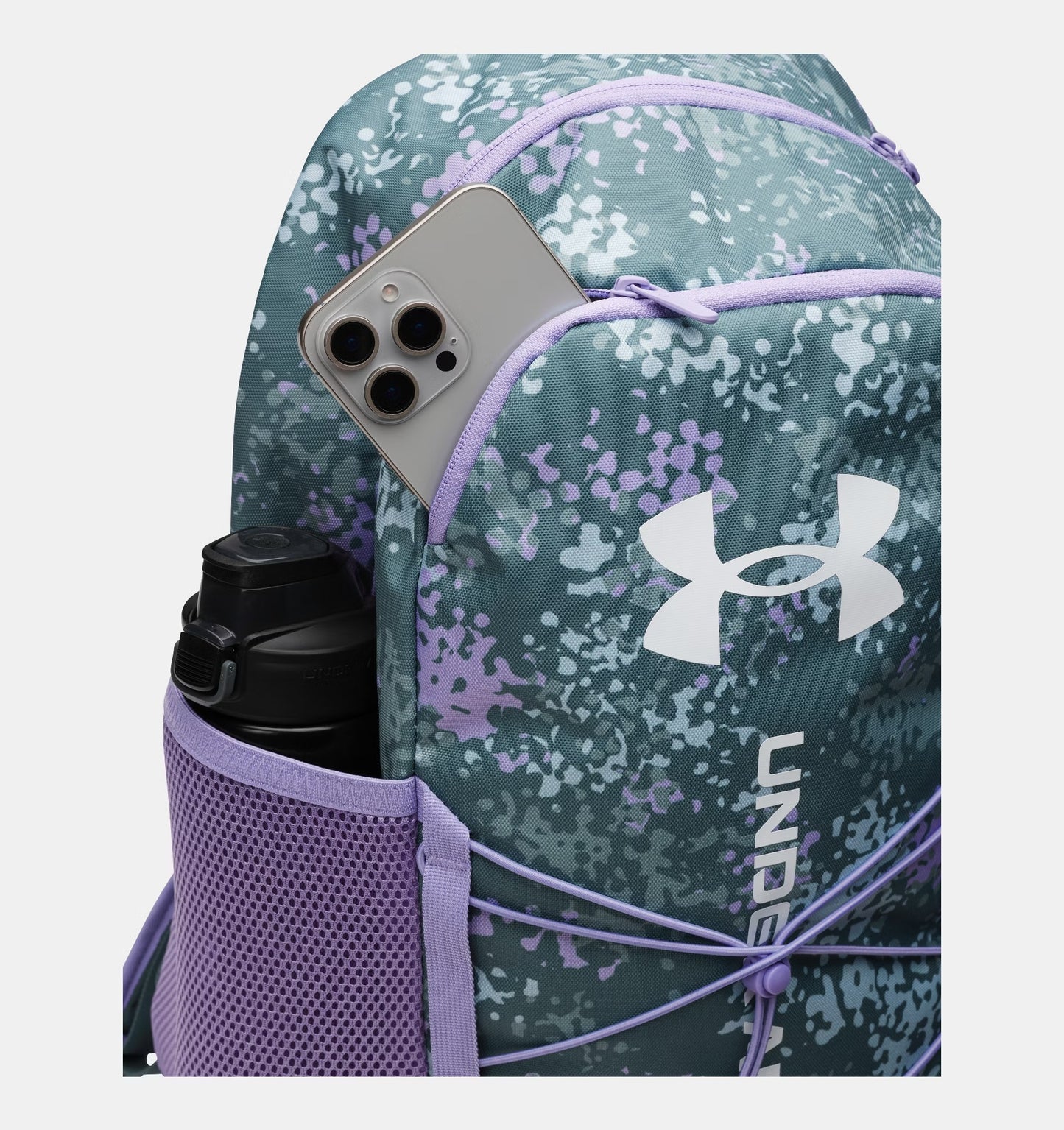 Under Armour Hustle Sport 6.0 Backpack - Jasper Blue/White