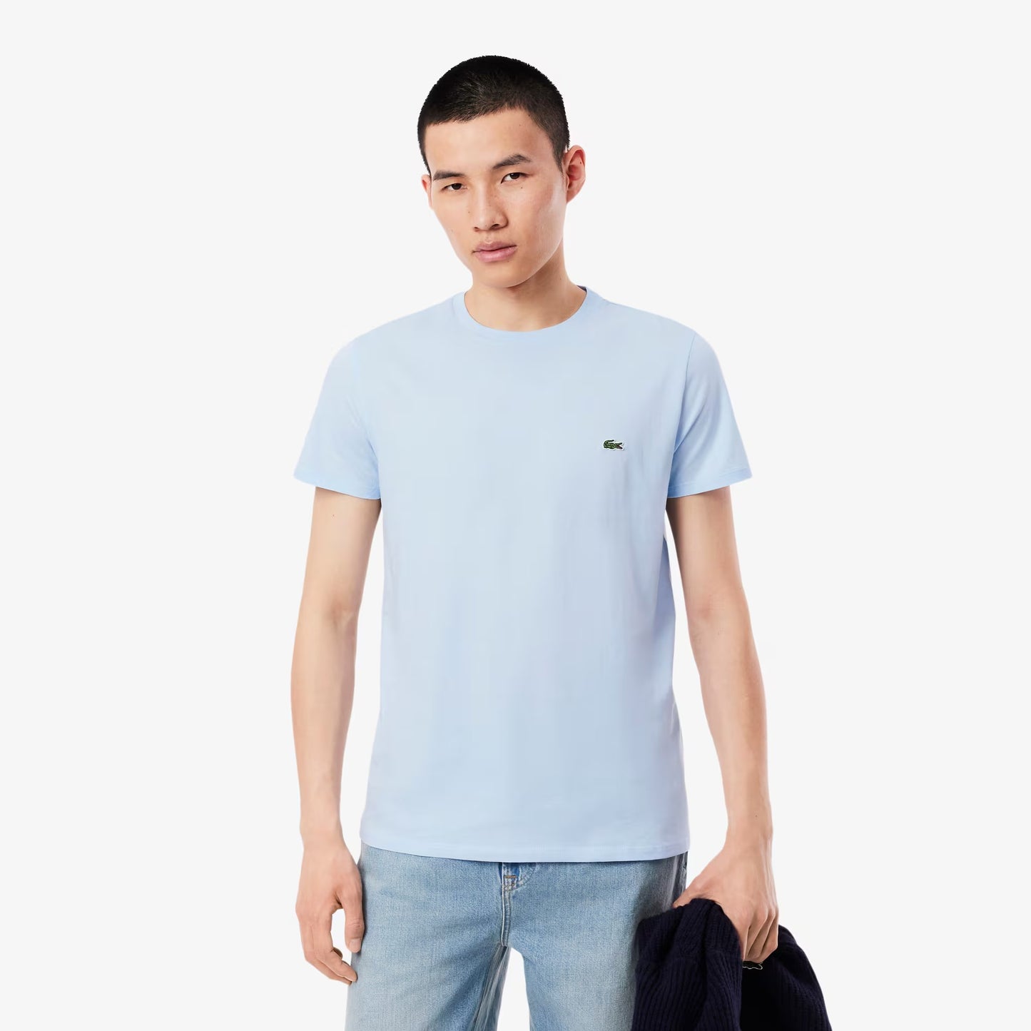 Men's lacoste Cotton Pima T-shirt - Light Blue