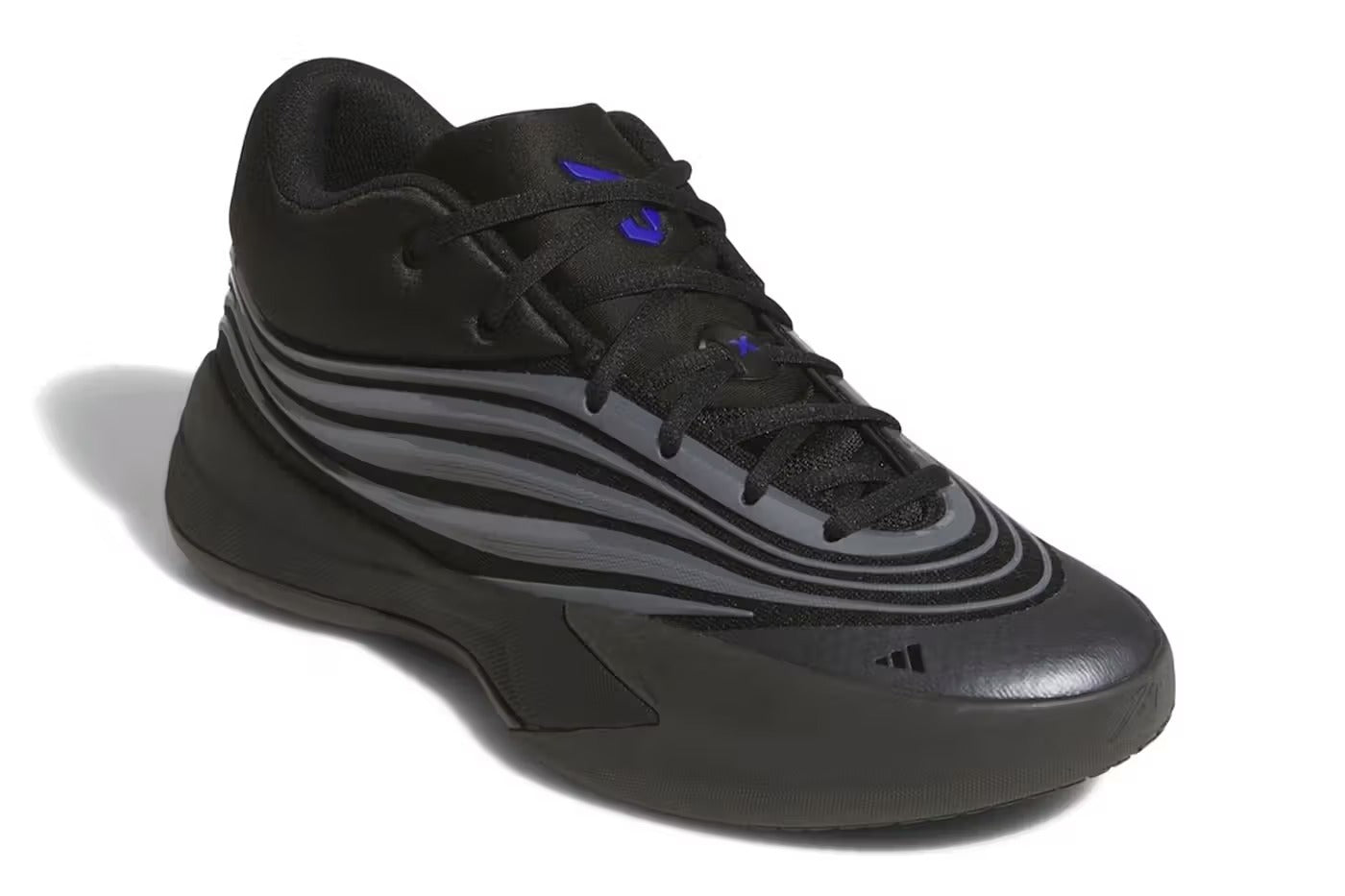 Men's Adidas Dame X Shoes - Black/Iron Metallic
