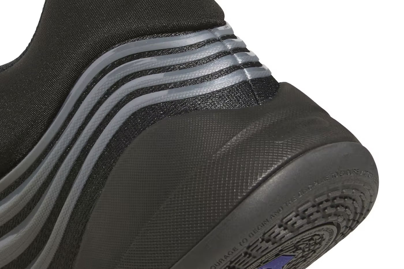 Men's Adidas Dame X Shoes - Black/Iron Metallic