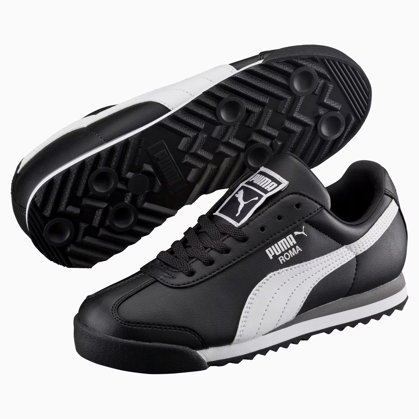 Grade School Puma Roma Basic - Black/White