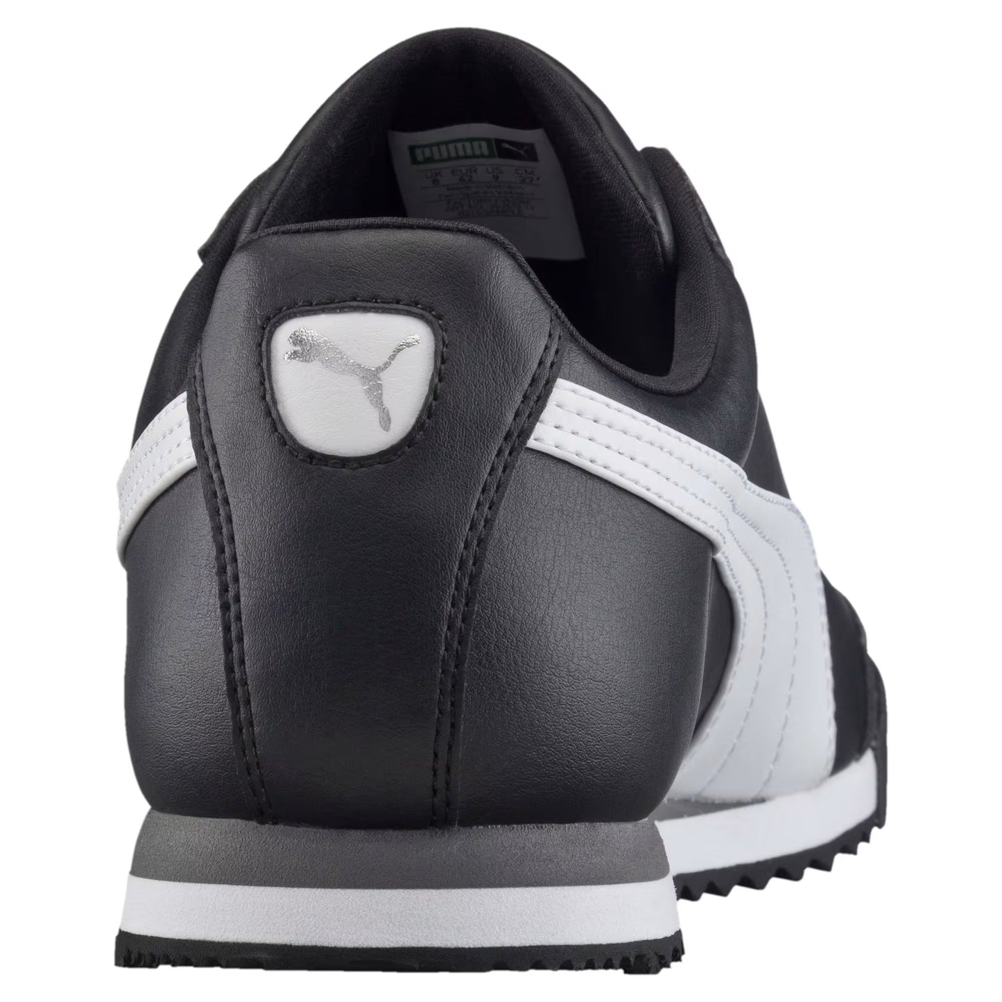 Grade School Puma Roma Basic - Black/White